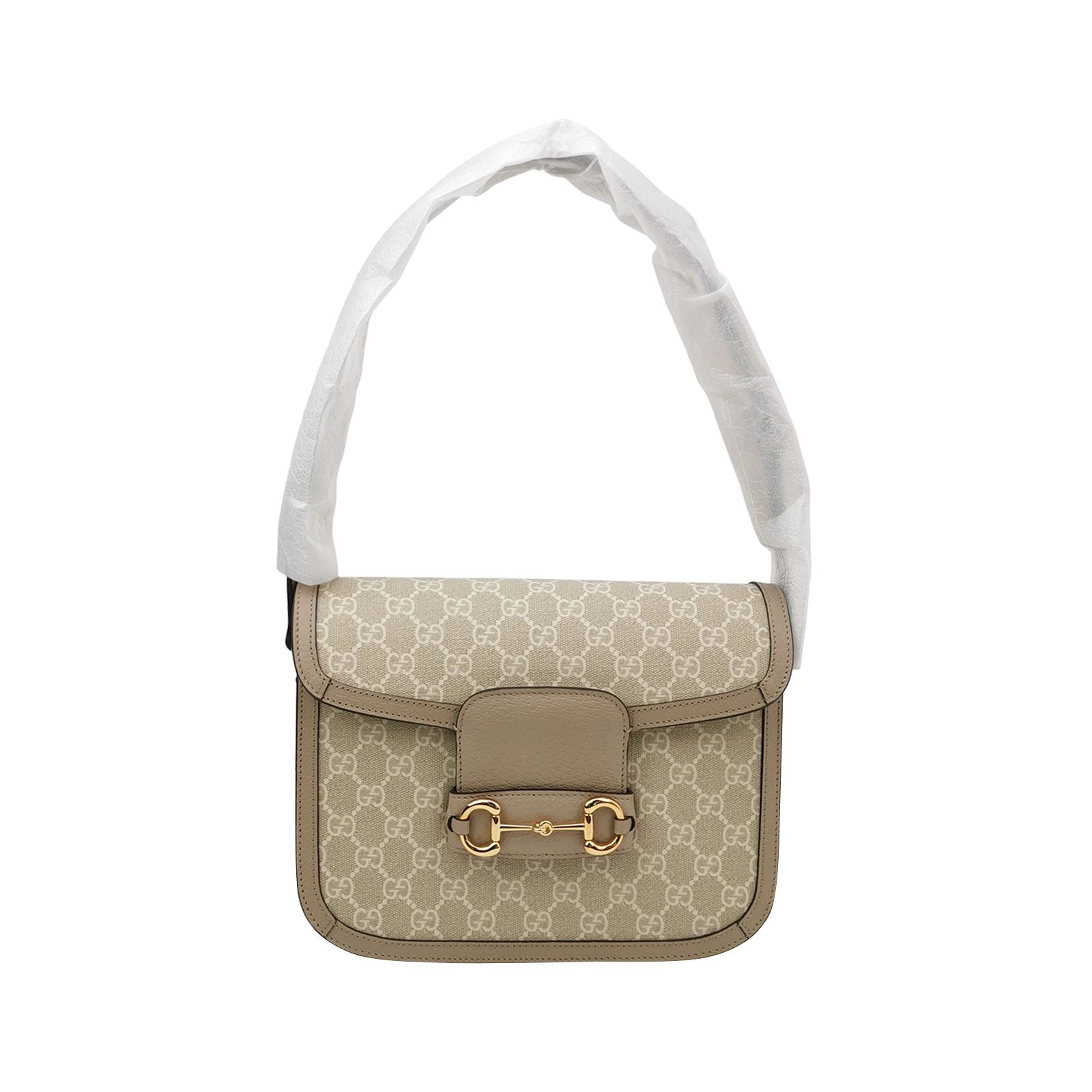 Gucci Gucci 1955 GG Supreme Horsebit Shoulder Bag Size ONE SIZE - 1 Thumbnail