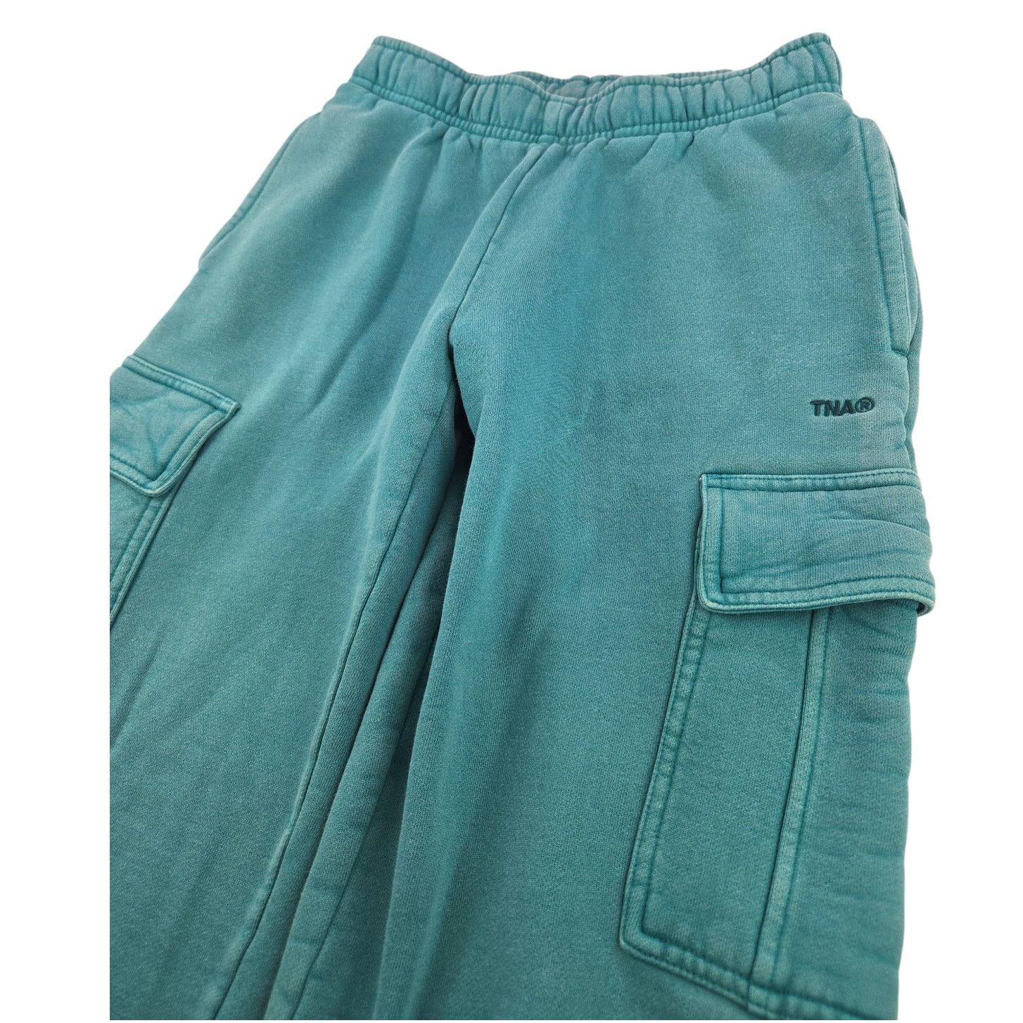 Aritzia Aritzia TNA | Aqua Mega Fit Cargo Cozy Fleece Pants | XXS Size 24" / US 00 / IT 34 - 2 Thumbnail