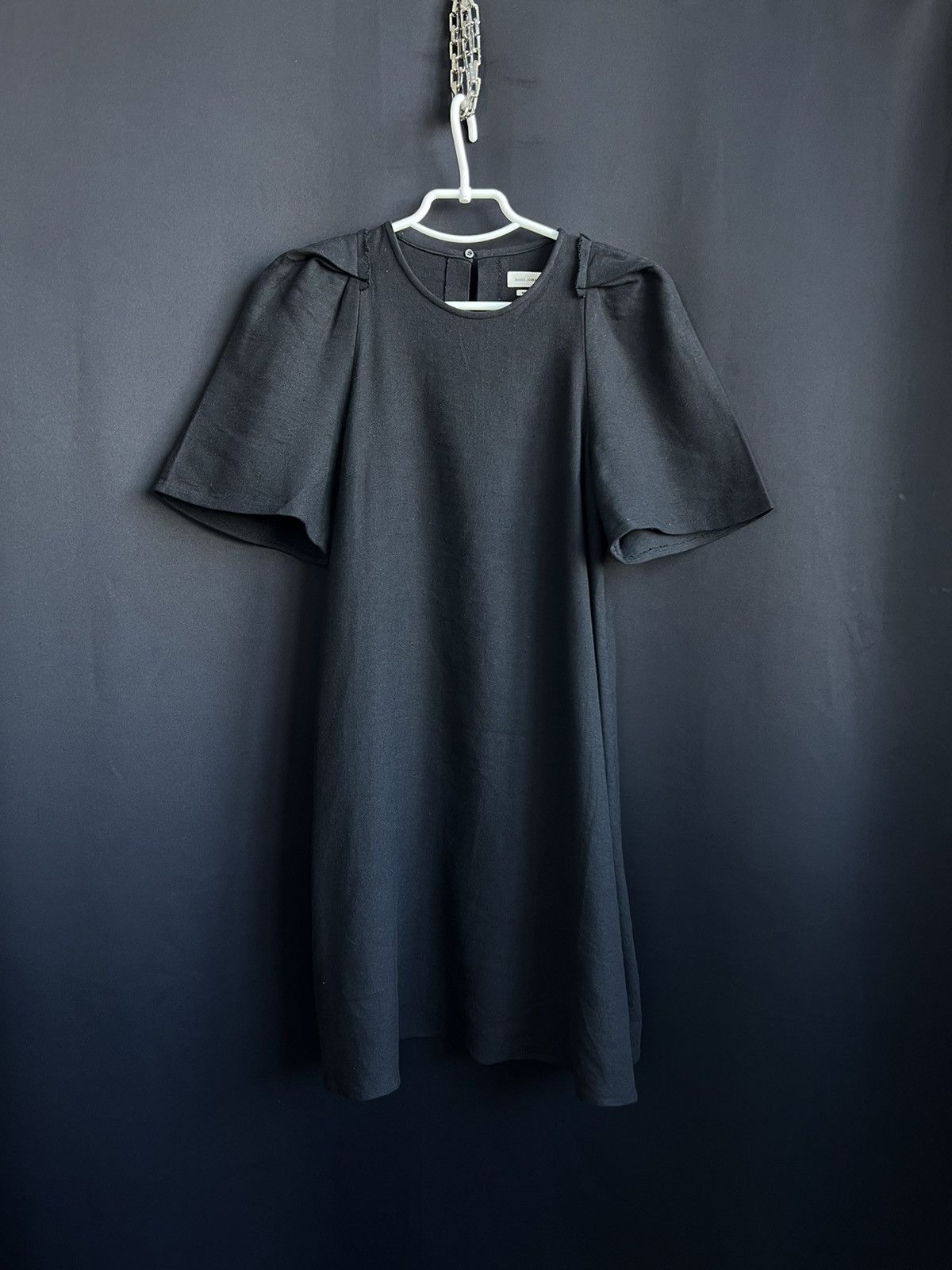 image of Isabel Marant Etoile Isabel Marant Dress Linen Blend Size 36 in Black, Women's