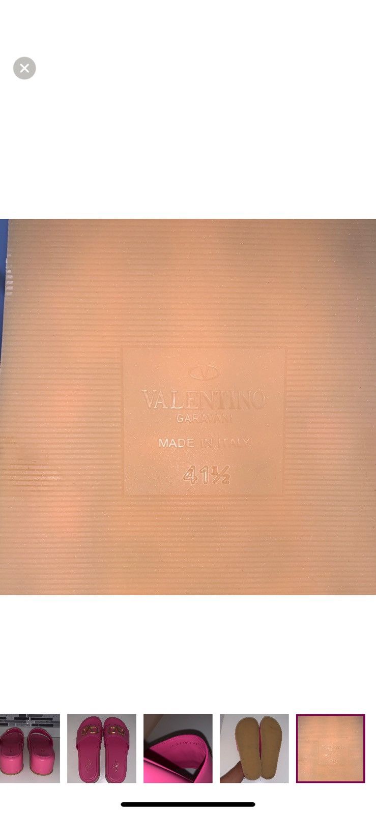 Valentino VALENTINO LOGO SANDALS SIZE 41.5 Size US 11.5 / IT 41.5 - 7 Thumbnail