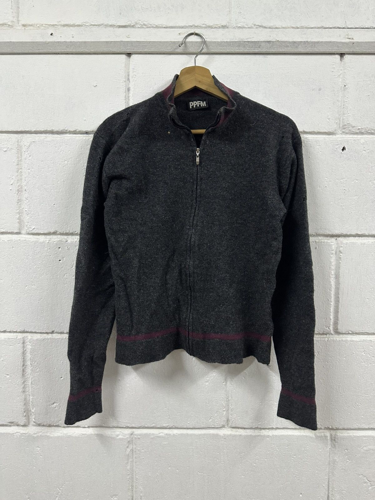 PPFM PPFM Japan 100% Mohair Zipper Jacket Size US S / EU 44-46 / 1 - 1 Thumbnail