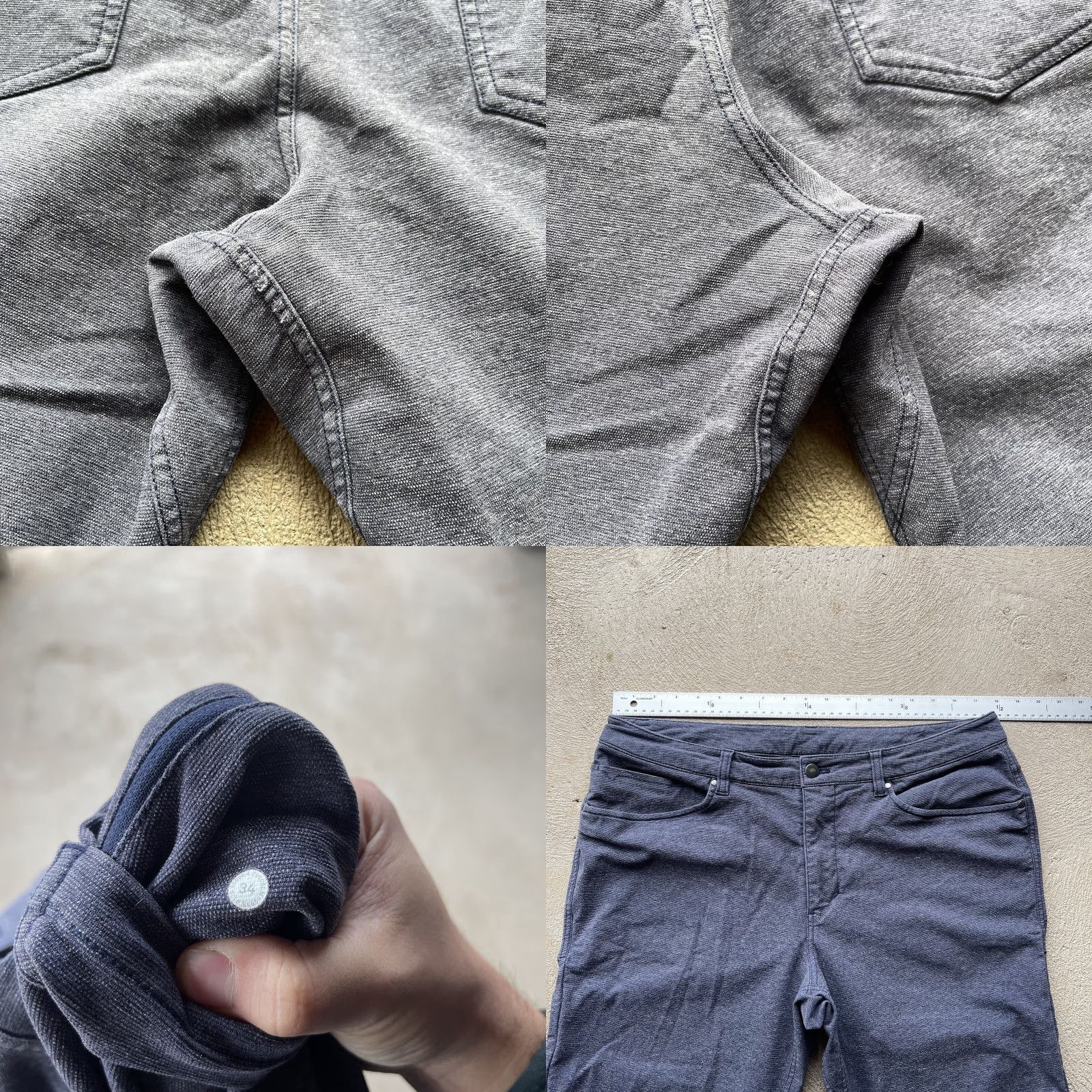 Lululemon Lululemon Pants Mens 34x32 Blue ABC Straight Stretch Outdoor Basic Golf Chino Regular Straight 5-Pocket Logo Embroidered City Preppy Sports Mens BC Size US 34 / EU 50 - 8 Thumbnail