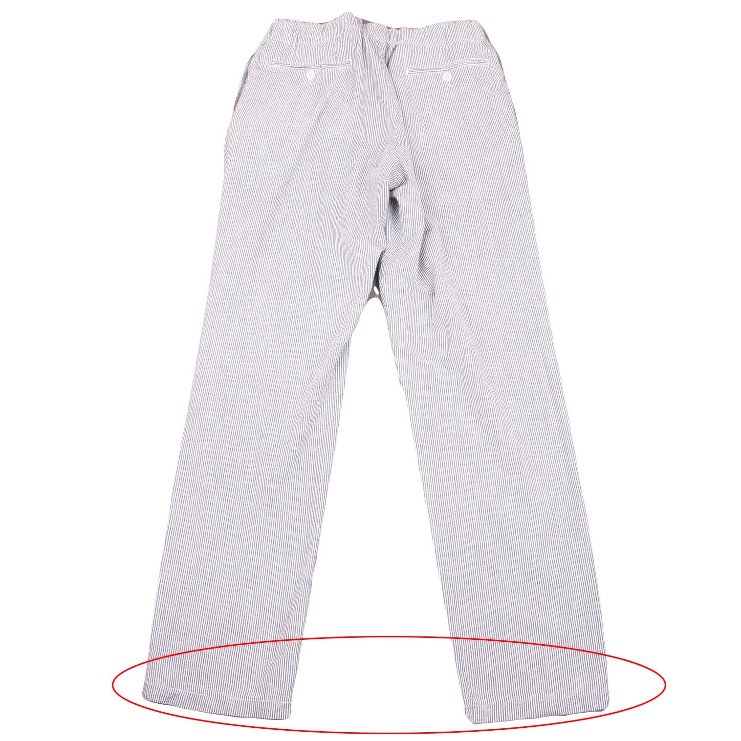 Engineered Garments Stripe Elastic Waist Pants in White Gray Size M Size US 34 / EU 50 - 10 Thumbnail