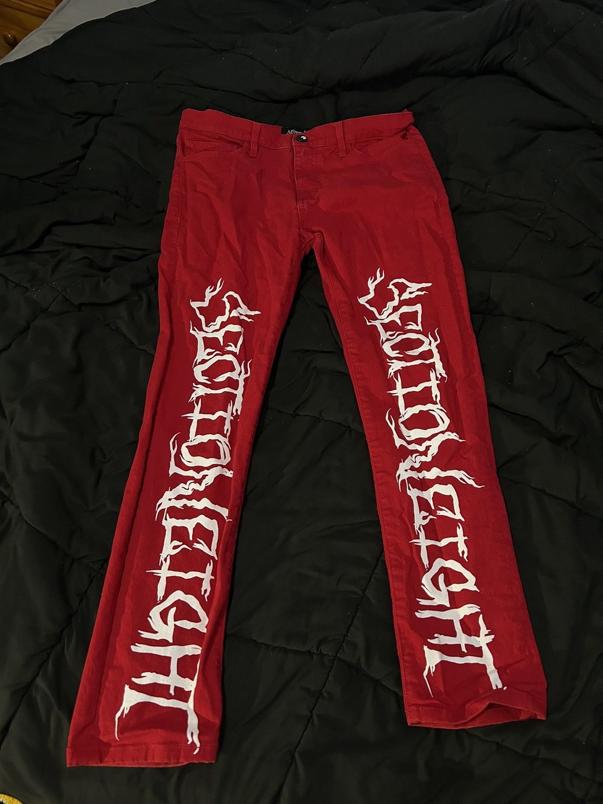 image of Section 8 Denim in Red, Men's (Size 32)