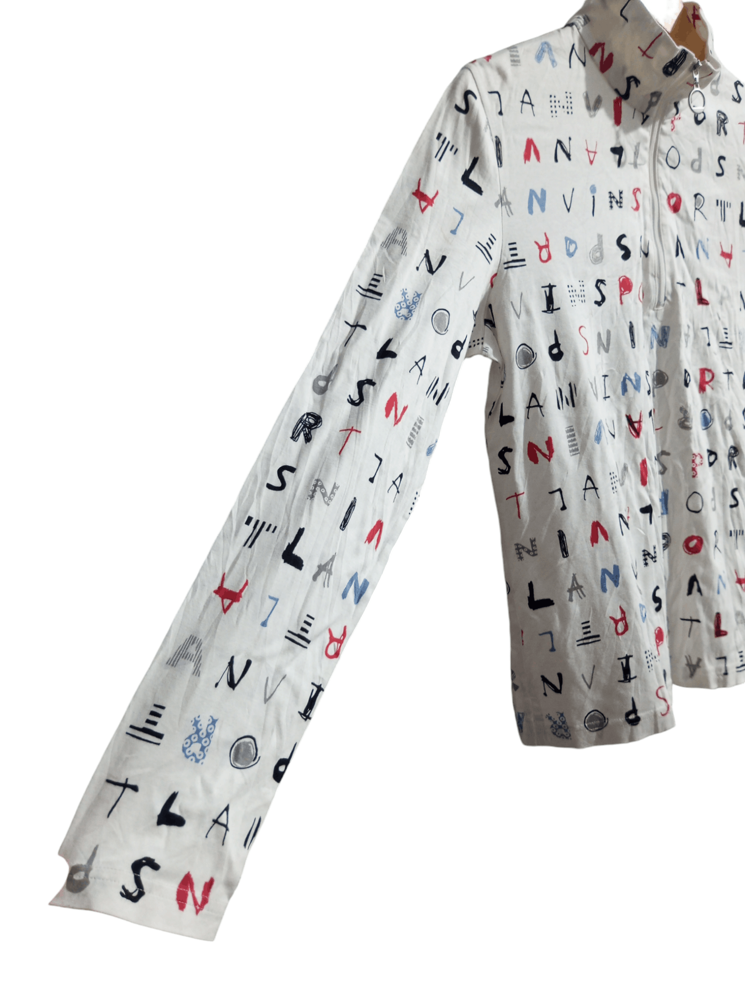 Lanvin × Vintage Vintage langit sport half zipper long sleeve tshirt Size US M / EU 48-50 / 2 - 4 Thumbnail