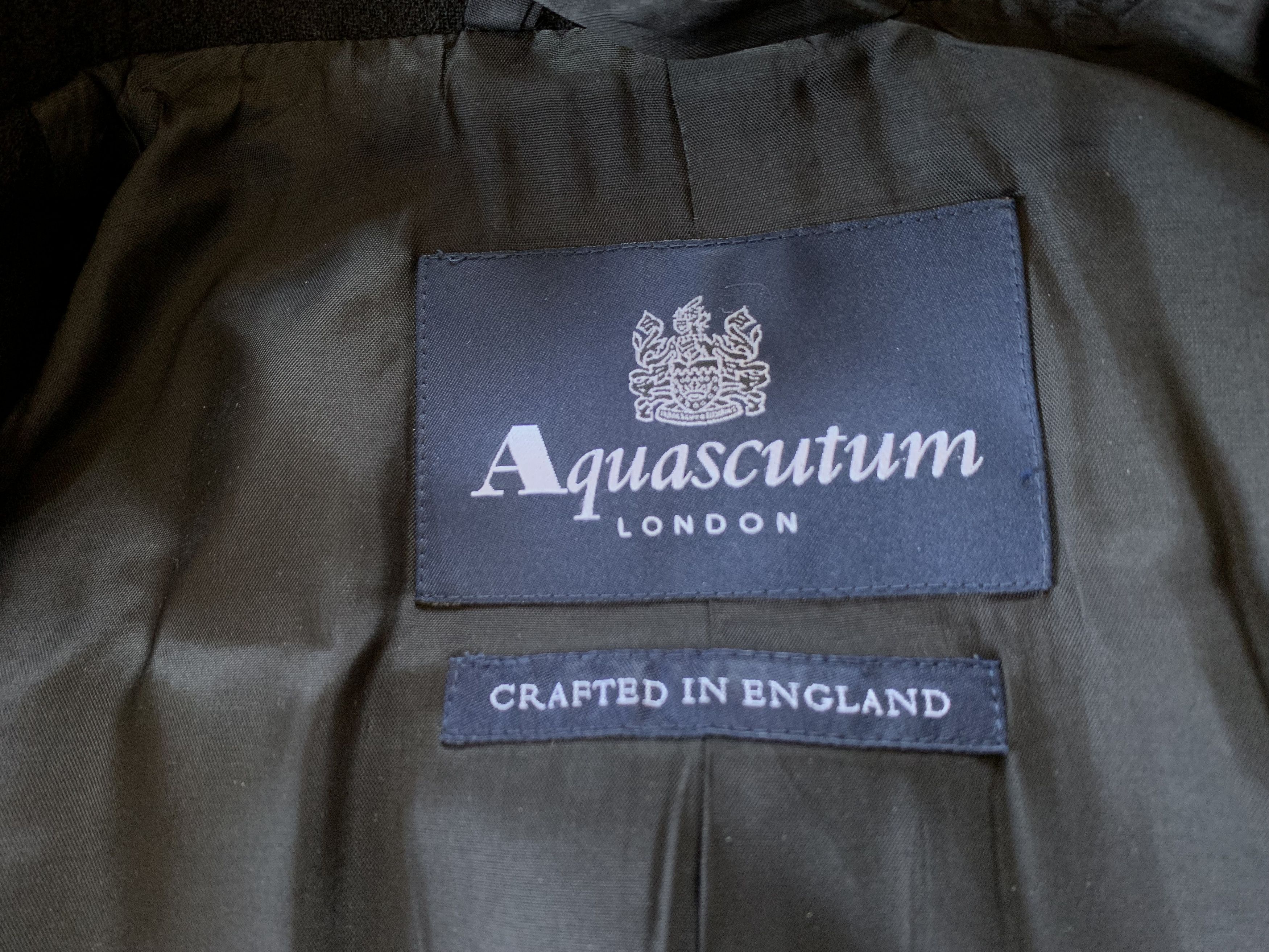 Aquascutum × Vintage Aquascutum London Women's Vintage Wool Coat Size M / US 6-8 / IT 42-44 - 8 Thumbnail