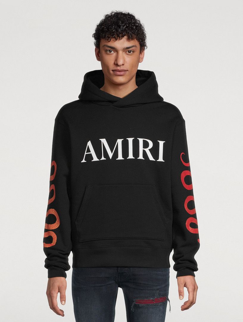 Amiri o1h1sh10525 Snake Hoodie in Black Size US M / EU 48-50 / 2 - 2 Thumbnail