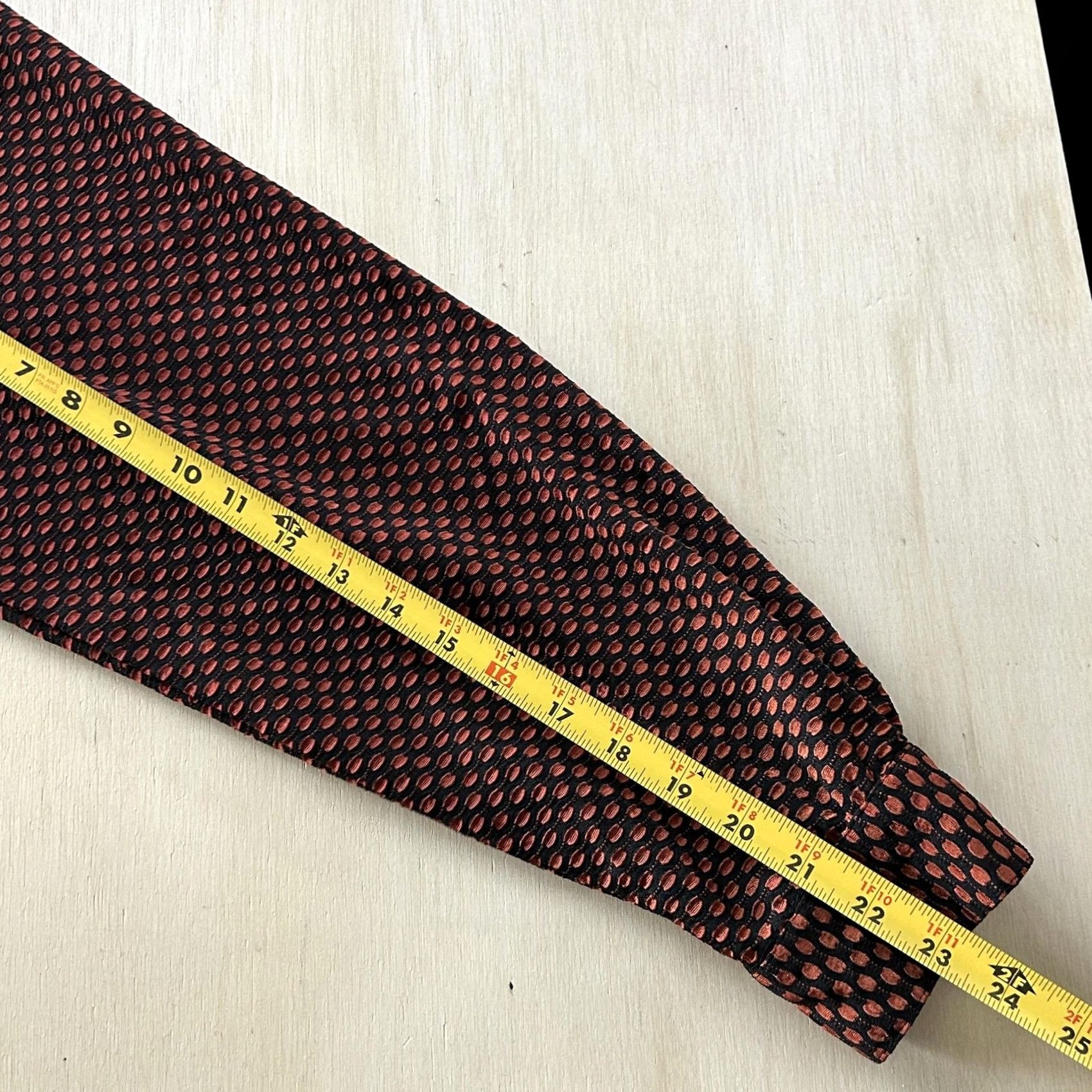 Vintage Positano Charles Lapson Shirt Mens Medium Red Geometric Button-Up Vintage 90s Size US M / EU 48-50 / 2 - 7 Thumbnail