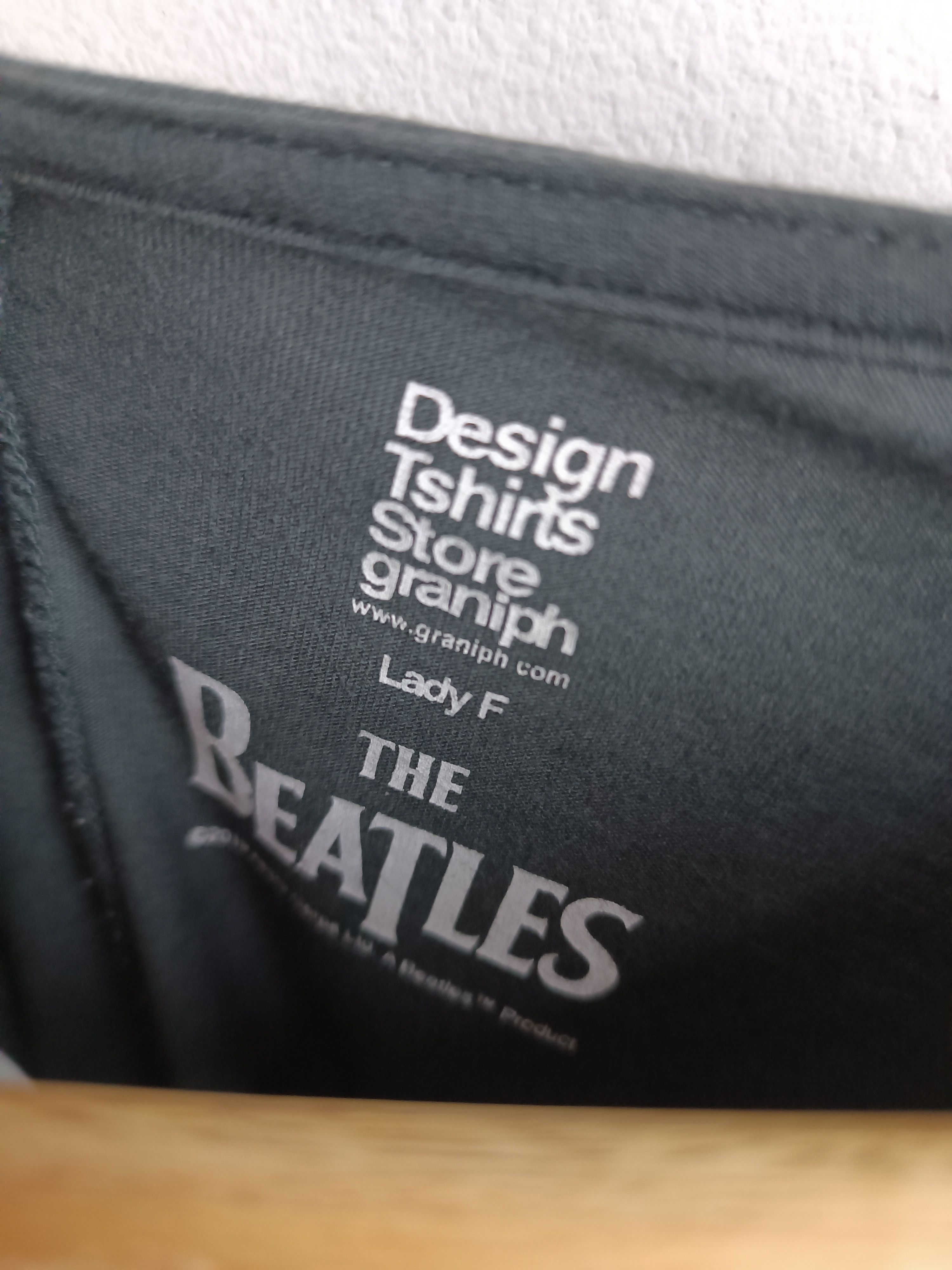 Vintage VINTAGE THE BEATLES APPLE RECORDS BACK BUTTON VERY RARE TEE Size L / US 10 / IT 46 - 7 Thumbnail