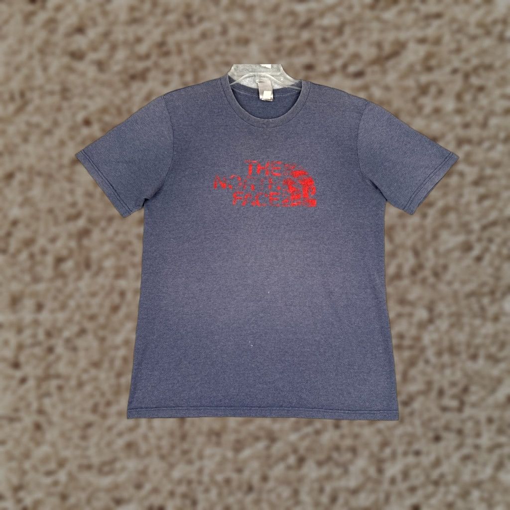 The North Face The North Face Shirt Men M Blue Short Sleeve Crew Neck Cotton Blend READ Size US M / EU 48-50 / 2 - 1 Thumbnail