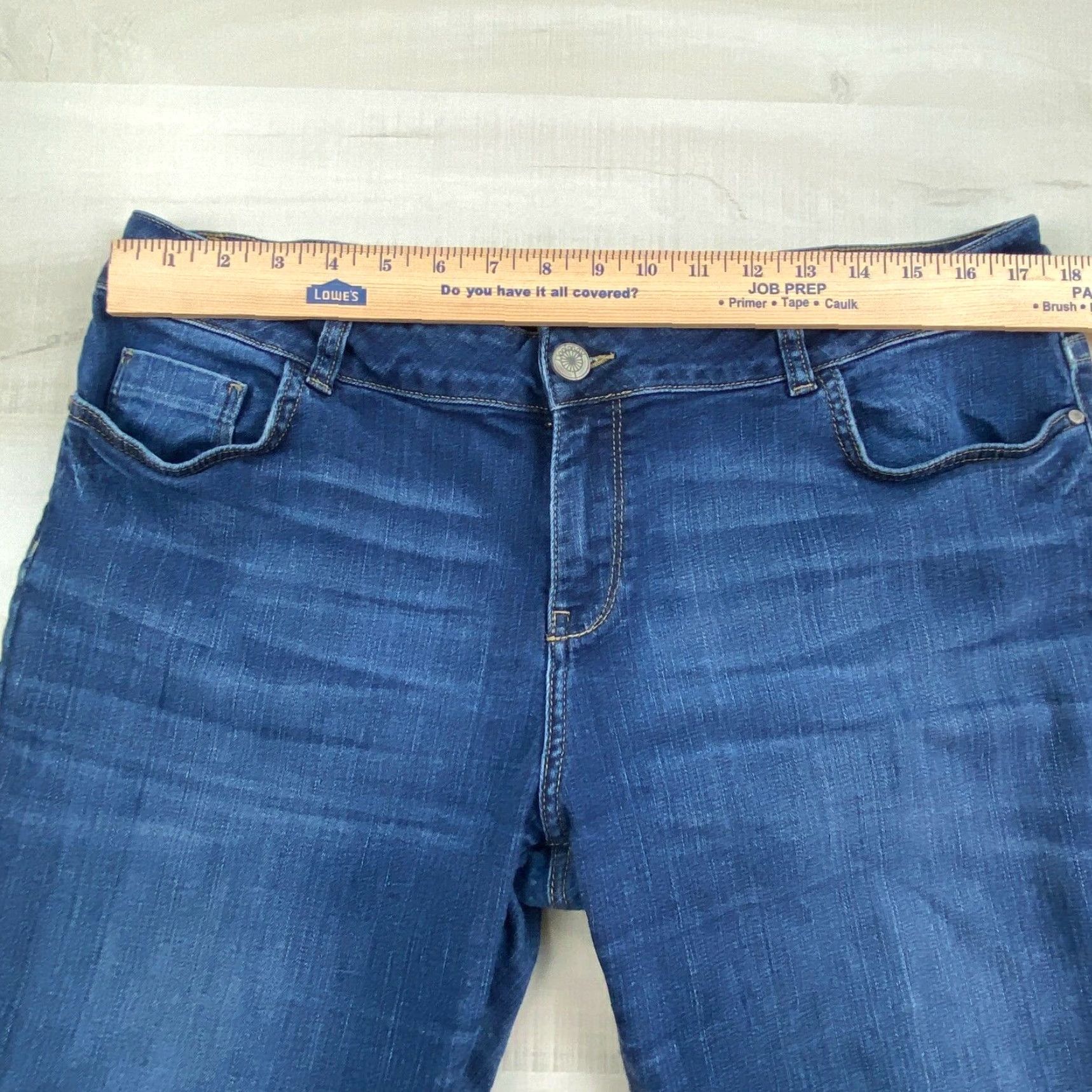 Vintage Womens Mantaray Denim Jeans Bootcut Regular Blue Extra Large XL Size 36" / US 14 / IT 50 - 6 Thumbnail