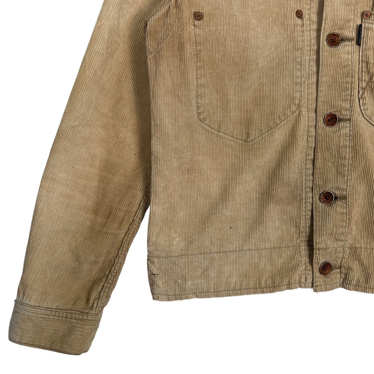 Paul Smith 🔥 RED EAR PAUL SMITH CORDUROY TRUCKER JACKET Size US S / EU 44-46 / 1 - 4 Thumbnail