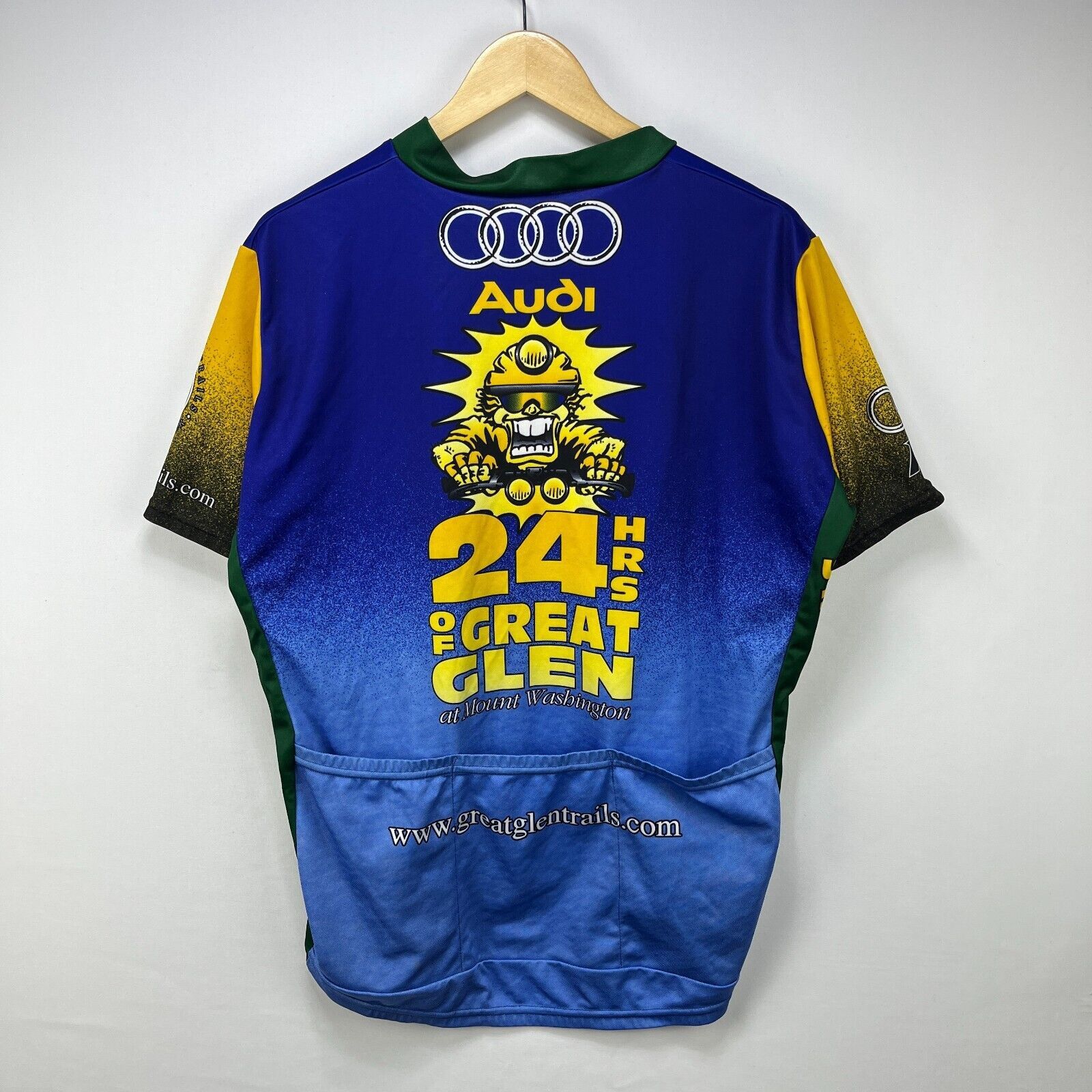 Vintage Vintage Voler Audi Cycling Large Jersey XL Rare Great Glen Size US XL / EU 56 / 4 - 11 Thumbnail