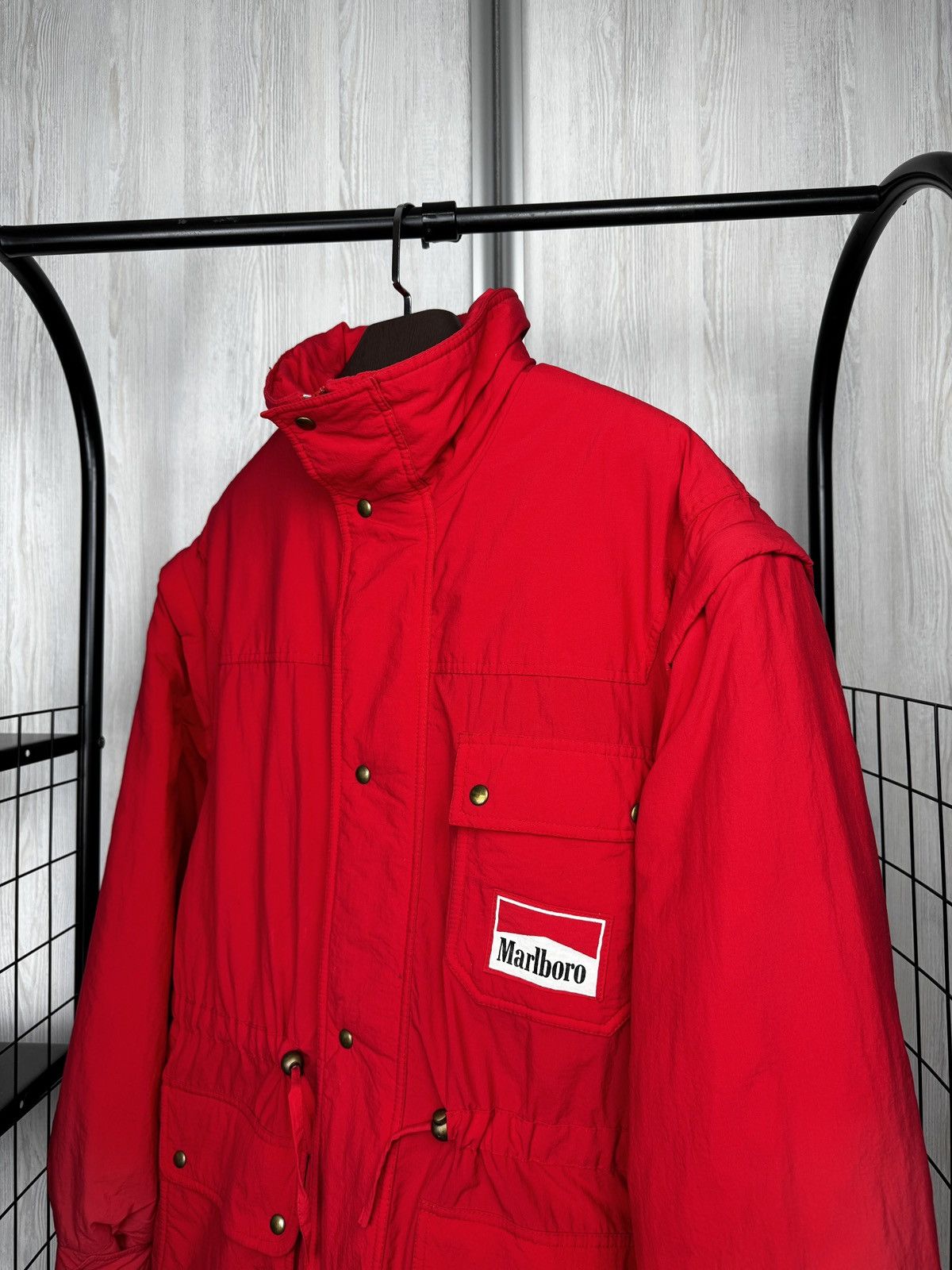 Marlboro Vintage MARLBORO Jacket Full Zip Size XXL logo 2 in 1 Vest Size US XXL / EU 58 / 5 - 5 Thumbnail