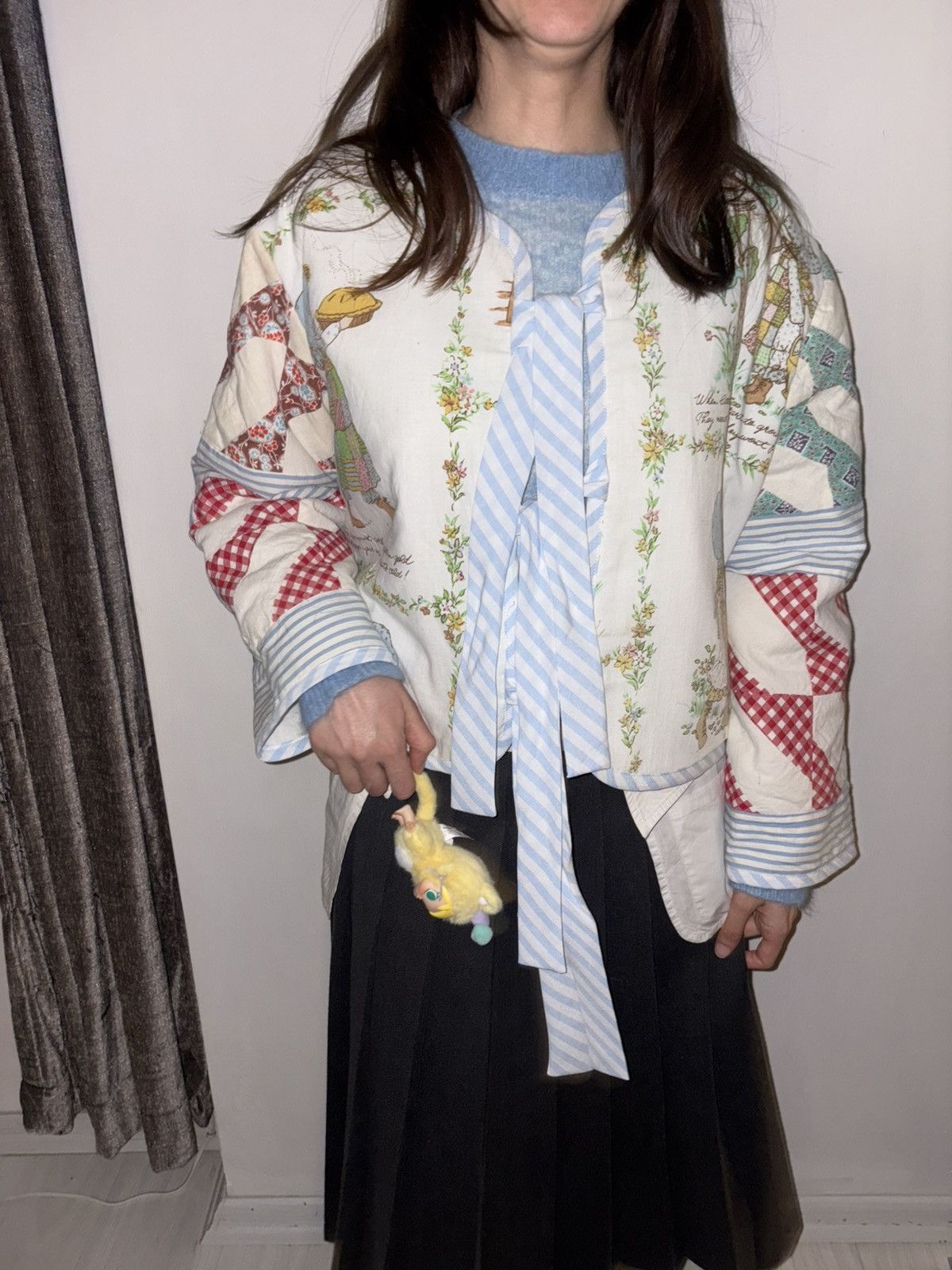 Vintage Patchwork jacket made in bangkok Size ONE SIZE - 19 Thumbnail