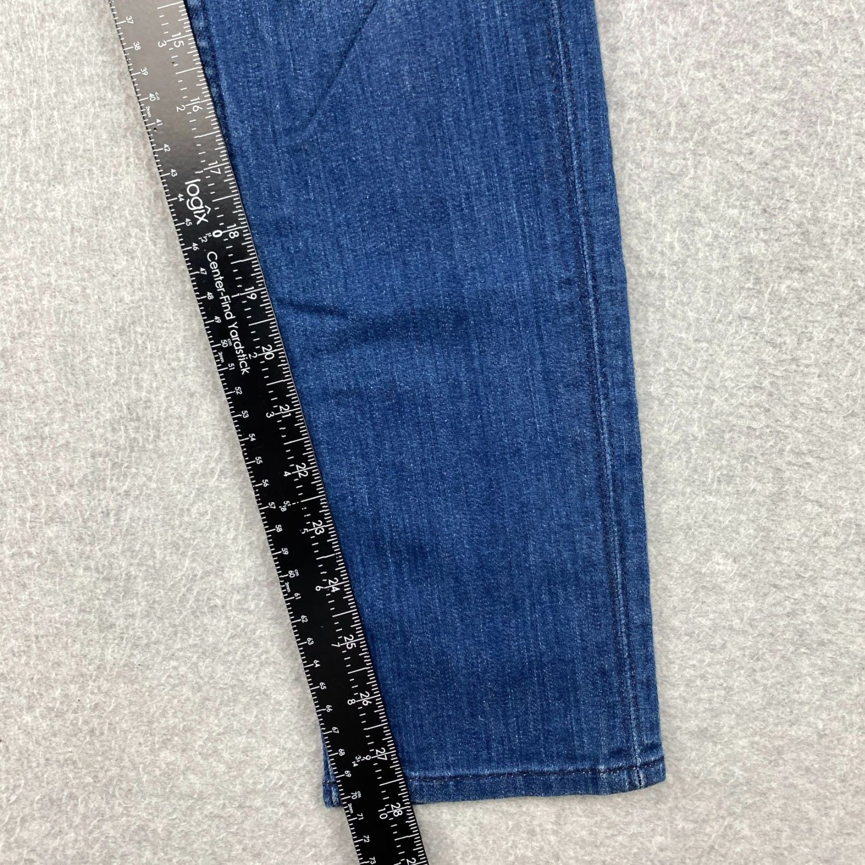Hudson Hudson Jeans Womens Flap Skinny Ankle 26 Blue Distressed Stretch Denim Regular Size 26" / US 2 / IT 38 - 6 Thumbnail