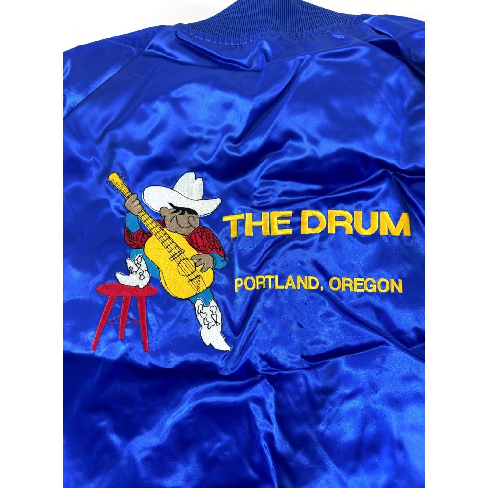 Vintage Mak Lein Embroidered The Drum Portland Oregon Jacket XL Mens VTG Mint Size US XL / EU 56 / 4 - 2 Thumbnail