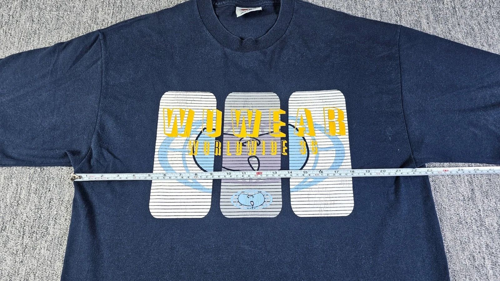 Wu-Tang Clan Wu Wear T-Shirt 90s Worldwide 36 Vintage Navy L Size US L / EU 52-54 / 3 - 9 Thumbnail