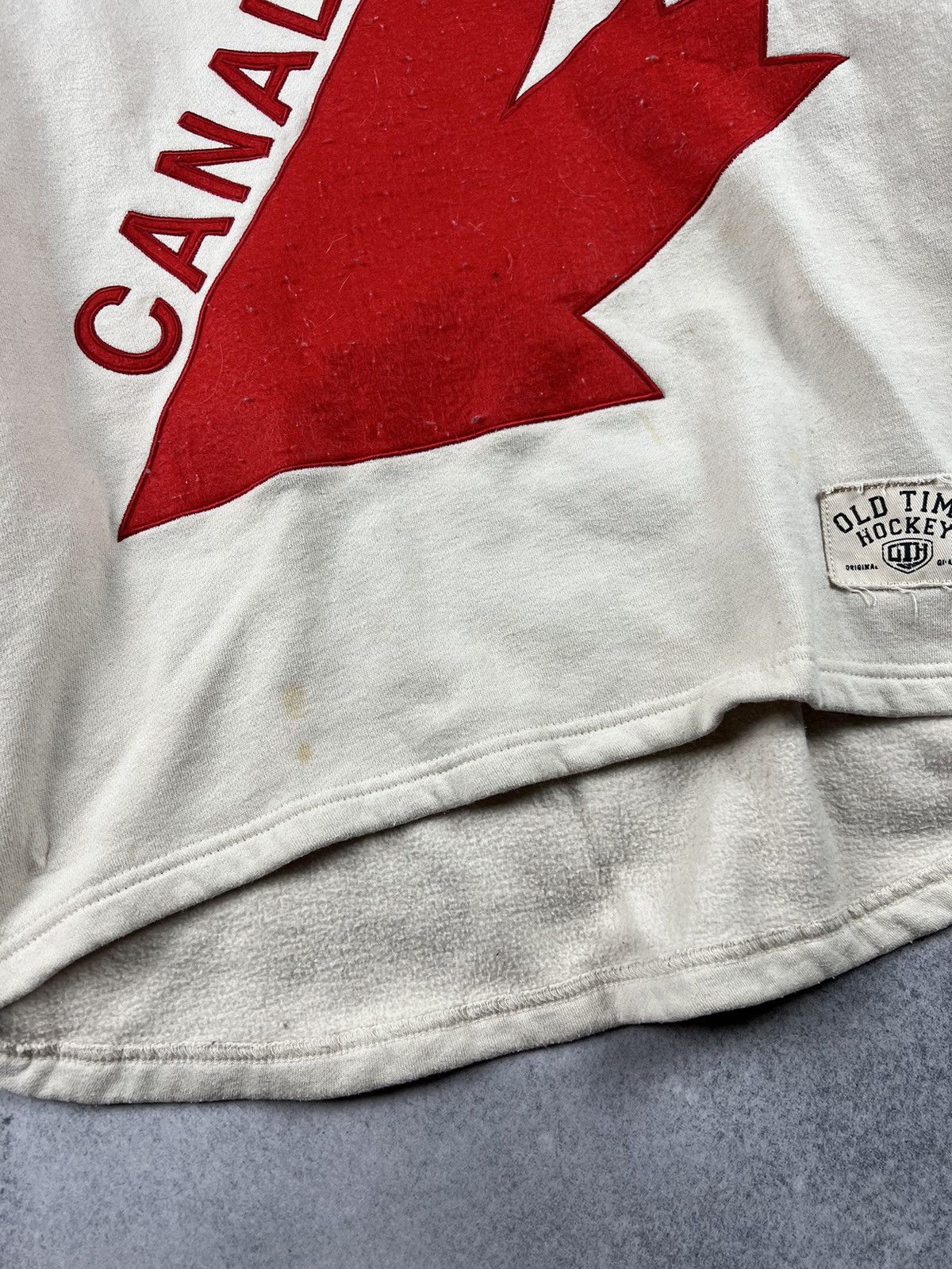 Vintage Old Time Hockey Canada NHL Fleece Hoodie Size US S / EU 44-46 / 1 - 5 Thumbnail
