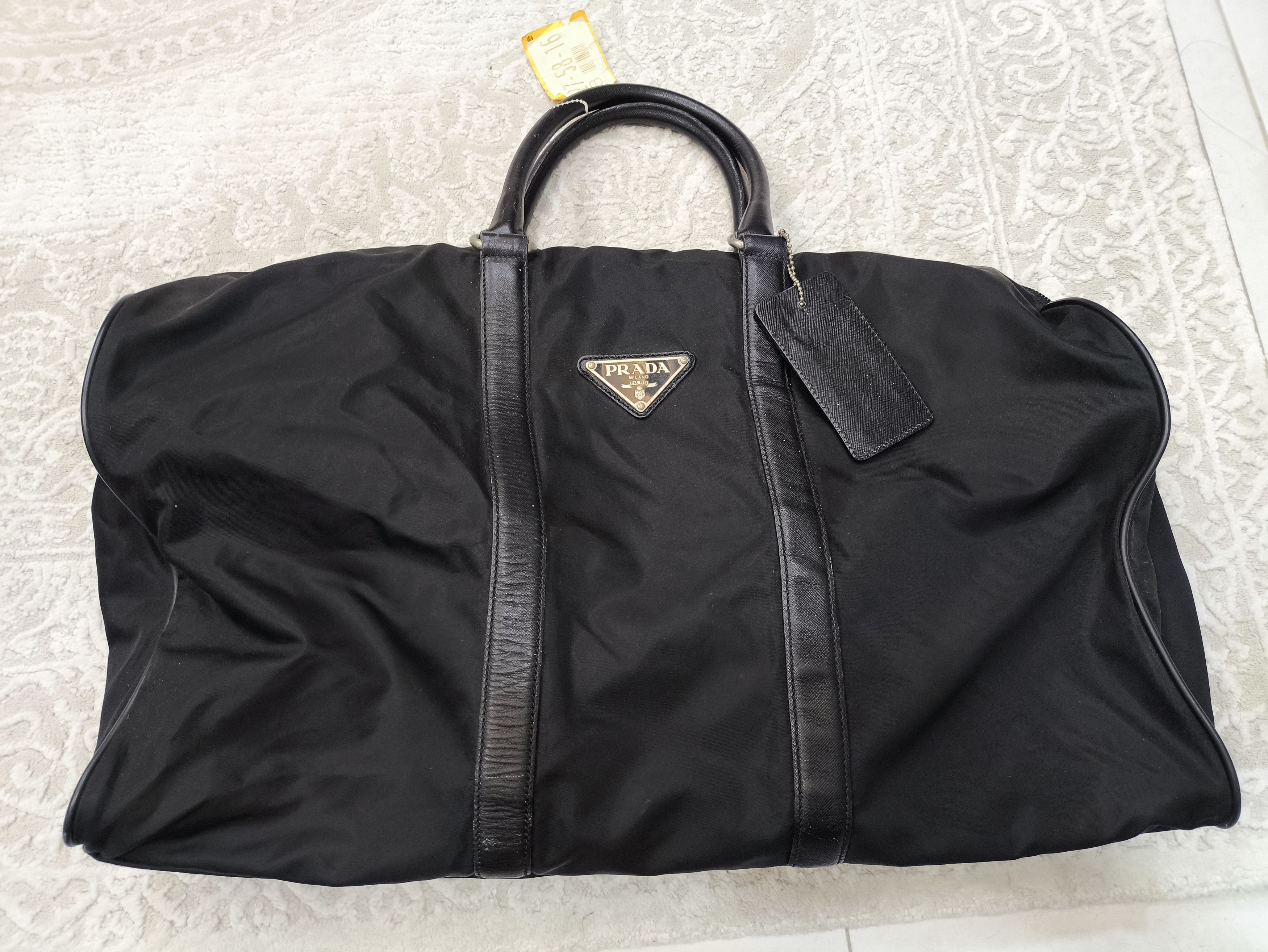 Prada Prada Tessuto Nylon Black Travel Bag Size ONE SIZE - 1 Thumbnail