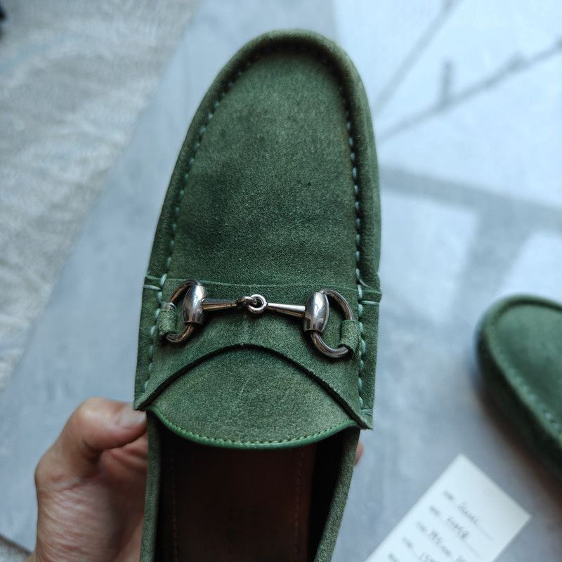 Gucci Gucci Horsebit Suede Comfortable Loafers for Men - Size US 8.5 / EU 41-42 - 3 Thumbnail