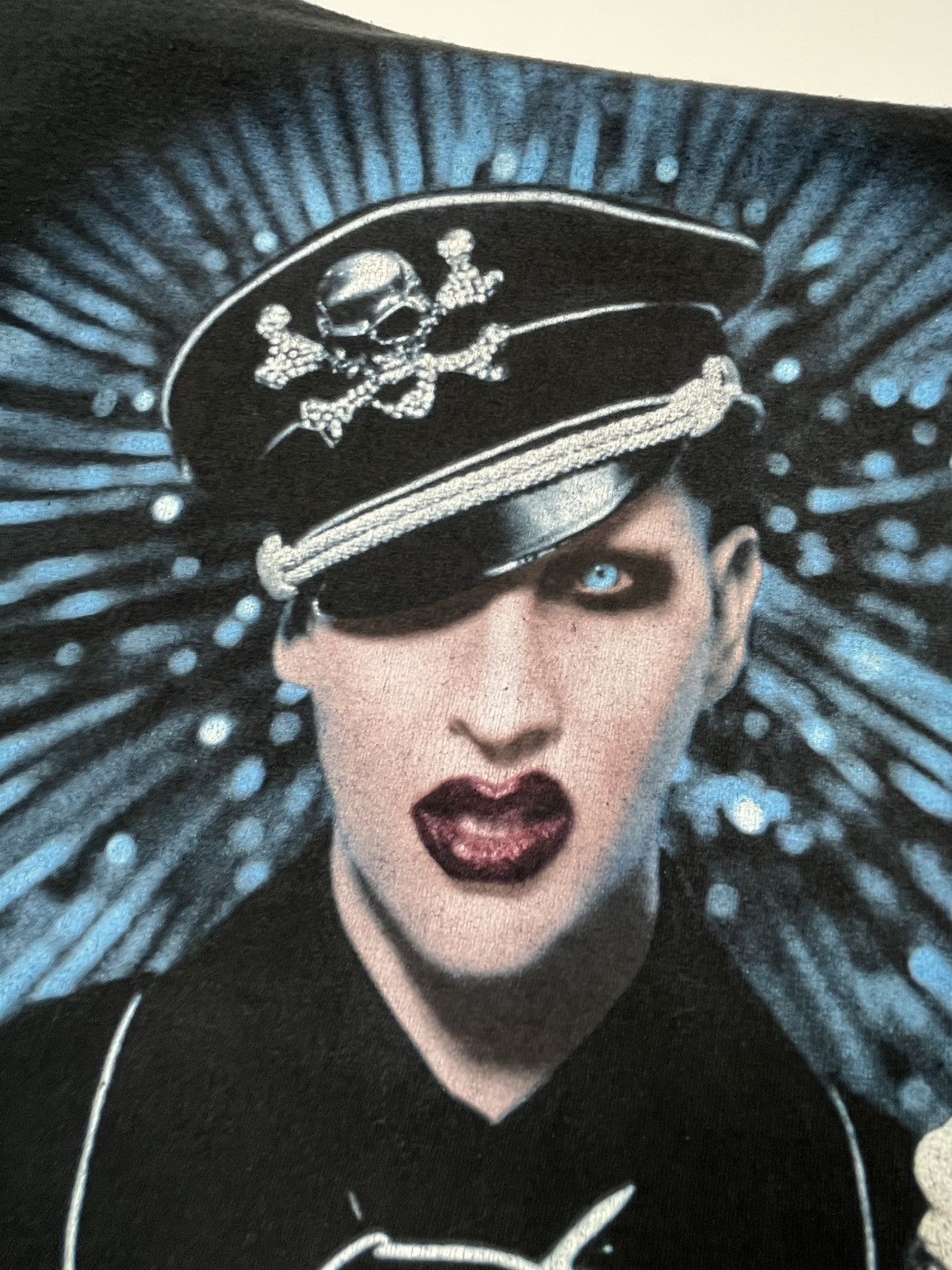 Band Tees Vintage 2004 Marilyn Manson Against All Gods Tour T-Shirt Size US S / EU 44-46 / 1 - 4 Thumbnail