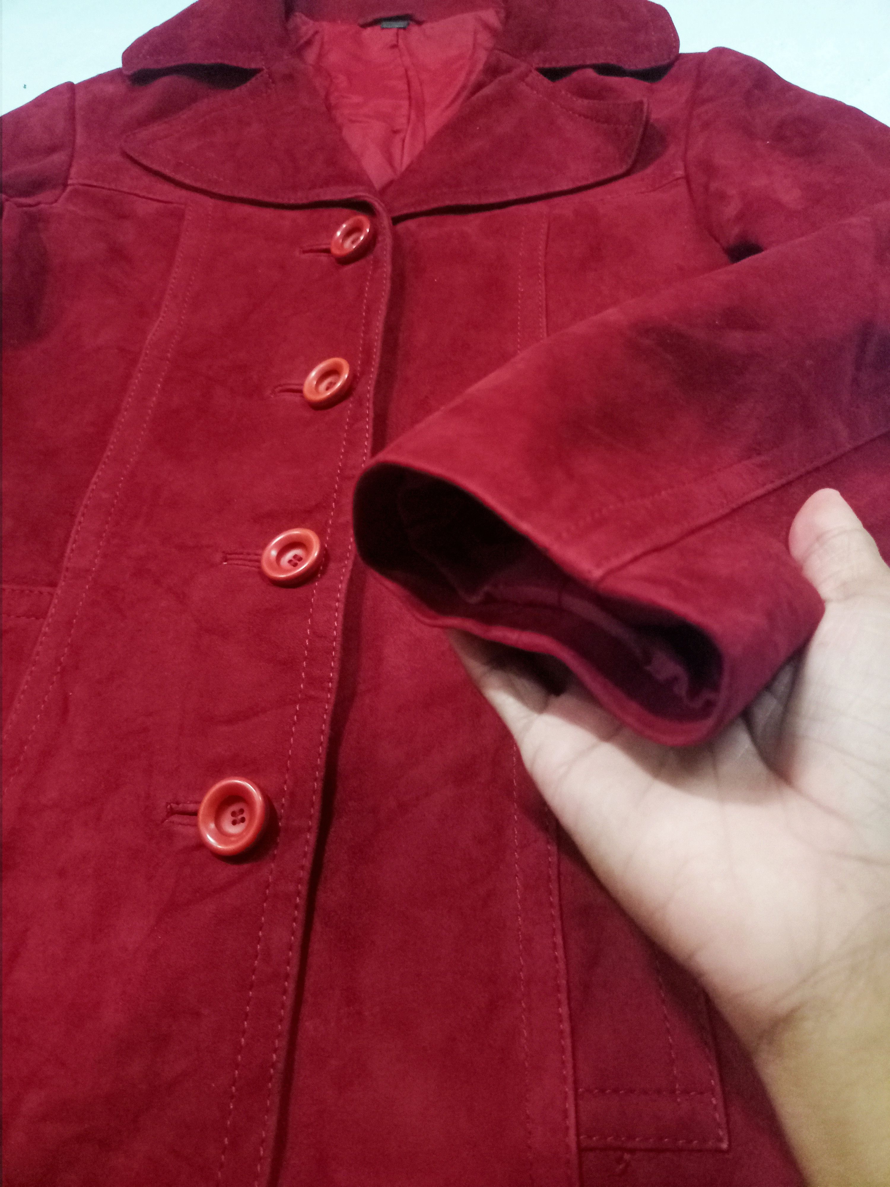 Genuine Leather × Japanese Brand VINTAGE 🔥 PARTINA LEATHER LONG COAT Size XS / US 0-2 / IT 36-38 - 4 Thumbnail