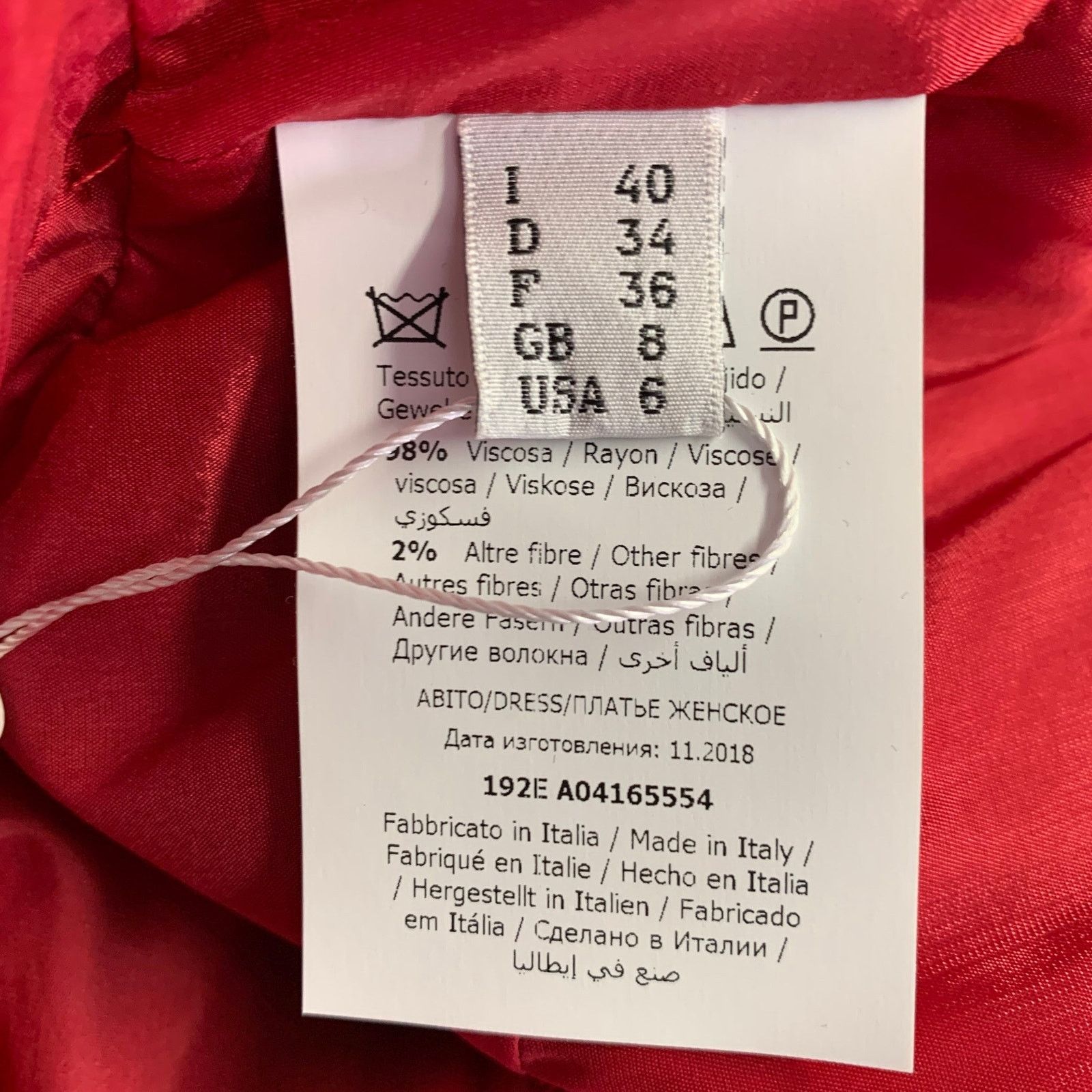Moschino Size 6 Red Black Viscose Blend Figures Bow Cocktail Dress Size M / US 6-8 / IT 42-44 - 11 Thumbnail