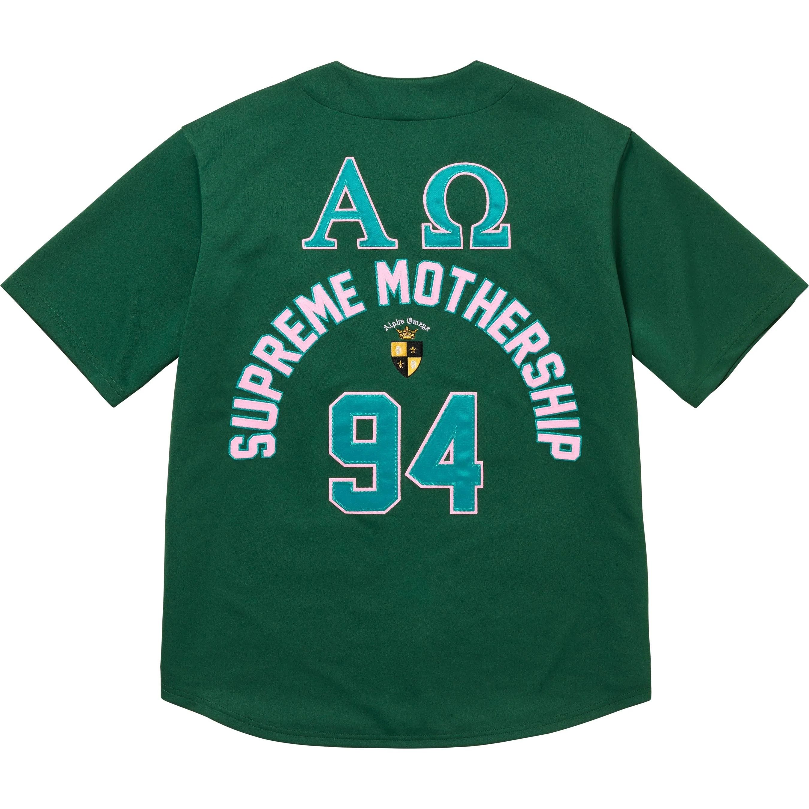 Supreme Supreme Alpha Omega Baseball Jersey Size US XL / EU 56 / 4 - 2 Thumbnail
