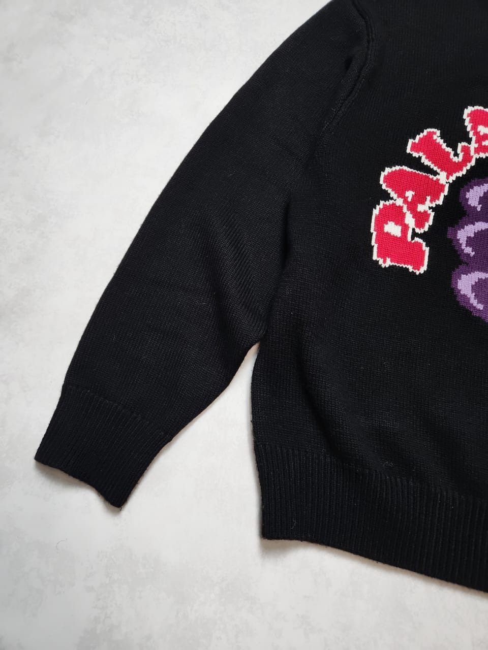 Palace Palace Grape Knit black sweater FW24 size M Size US M / EU 48-50 / 2 - 4 Thumbnail