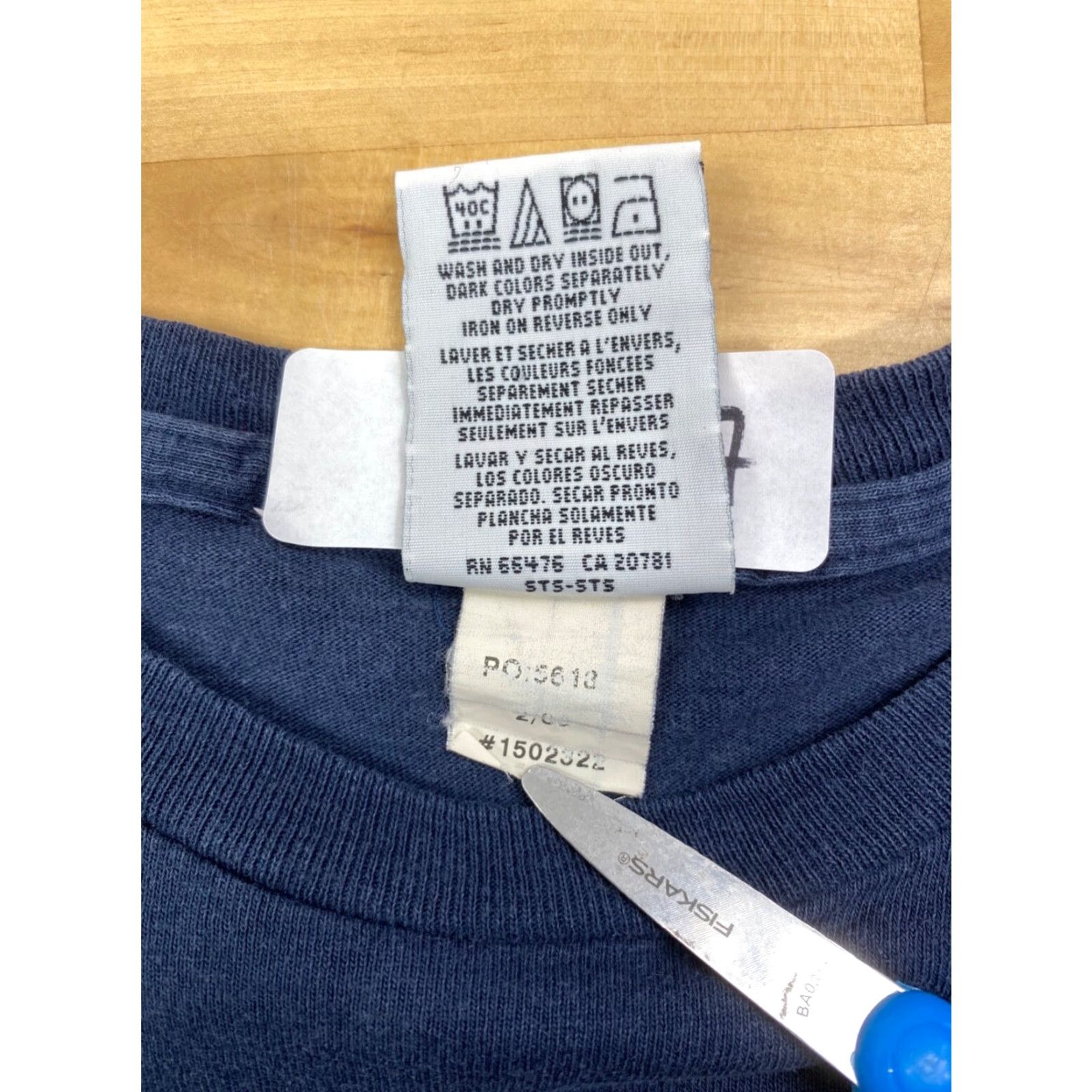 Tommy Hilfiger VINTAGE Tommy Hilfiger Shirt Men XL Blue Crew Neck Short Sleeve T-Shirt Size US XL / EU 56 / 4 - 4 Thumbnail