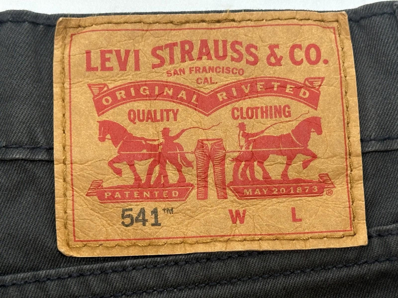 Levi's Levis 541 Straight Leg Cotton Denim Chinos Green Mens 44/29 Size US 42 / EU 58 - 6 Thumbnail
