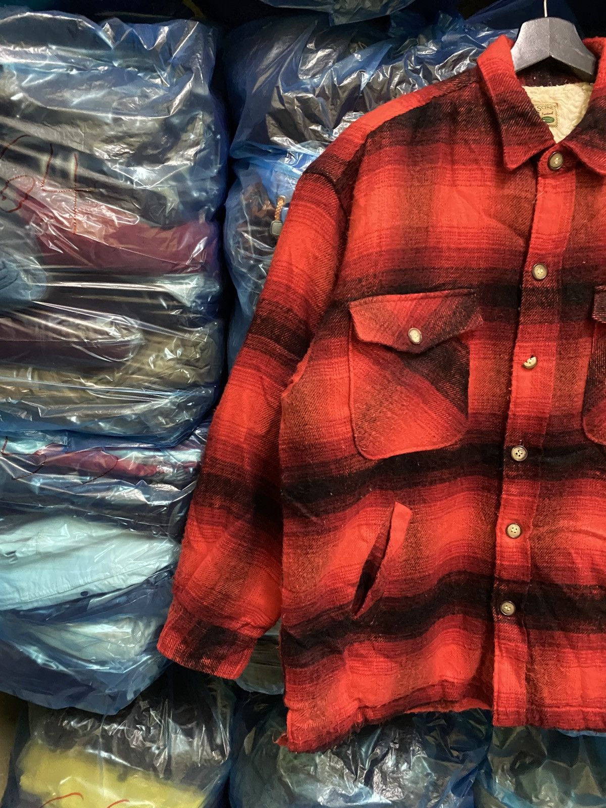 Vintage Active Scene Outdoor Plaid Wool Jacket Sherpa Lined Size US M / EU 48-50 / 2 - 7 Thumbnail