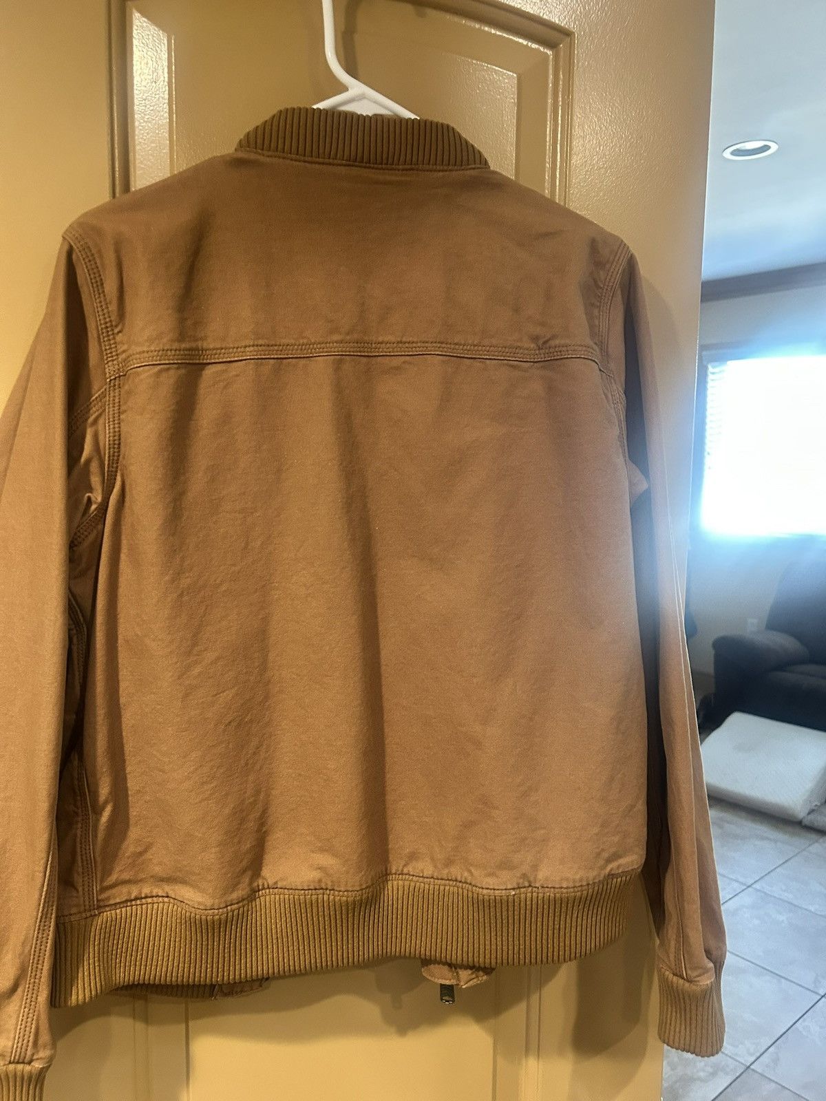 Carhartt Carhartt Bomber Jacket Medium (Unisex) Brown Duck Canvas Size US M / EU 48-50 / 2 - 5 Thumbnail