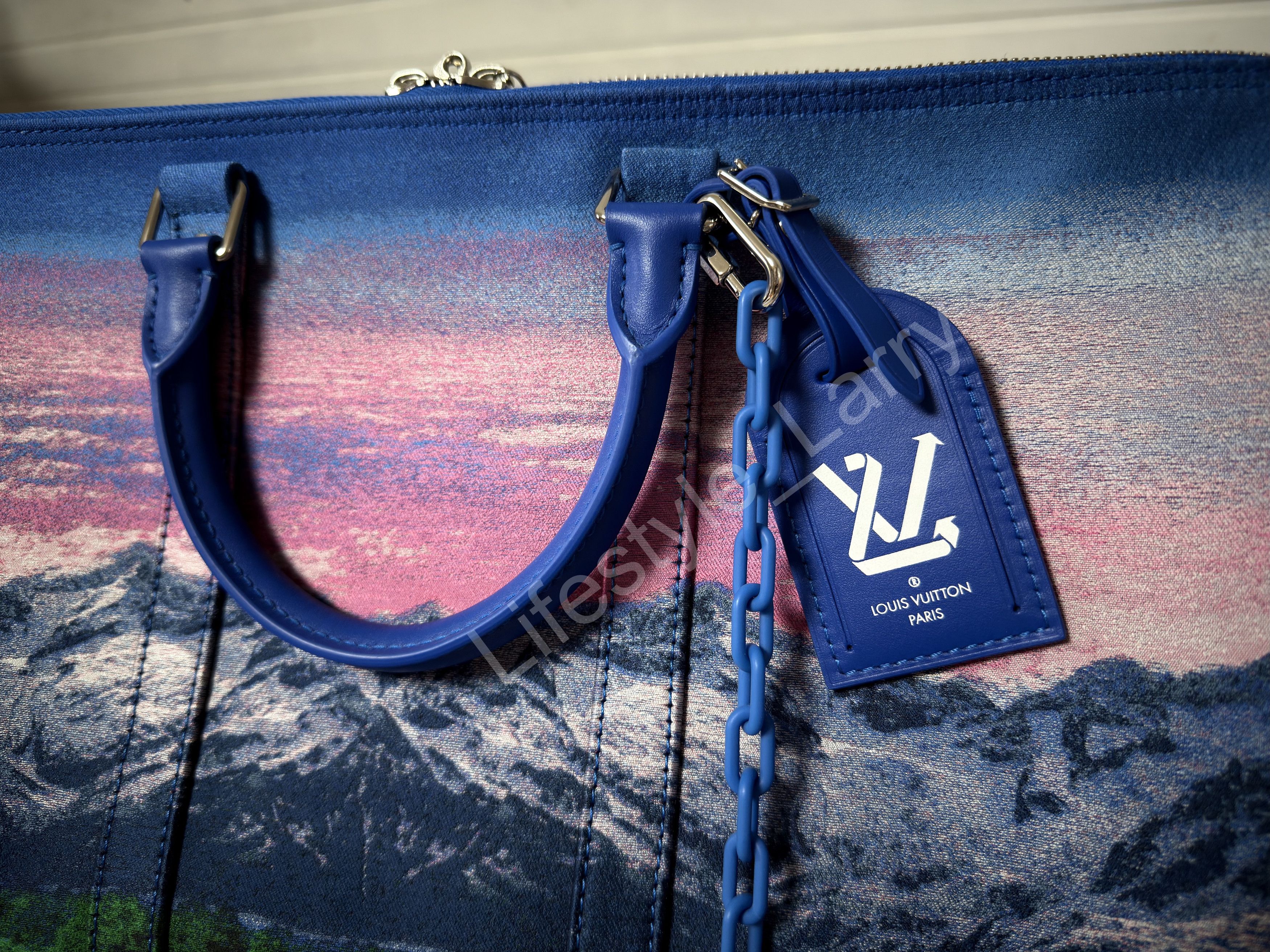 Louis Vuitton Louis Vuitton SS22 Landscape Keepall 50B Virgil Abloh M59676 Size ONE SIZE - 3 Thumbnail