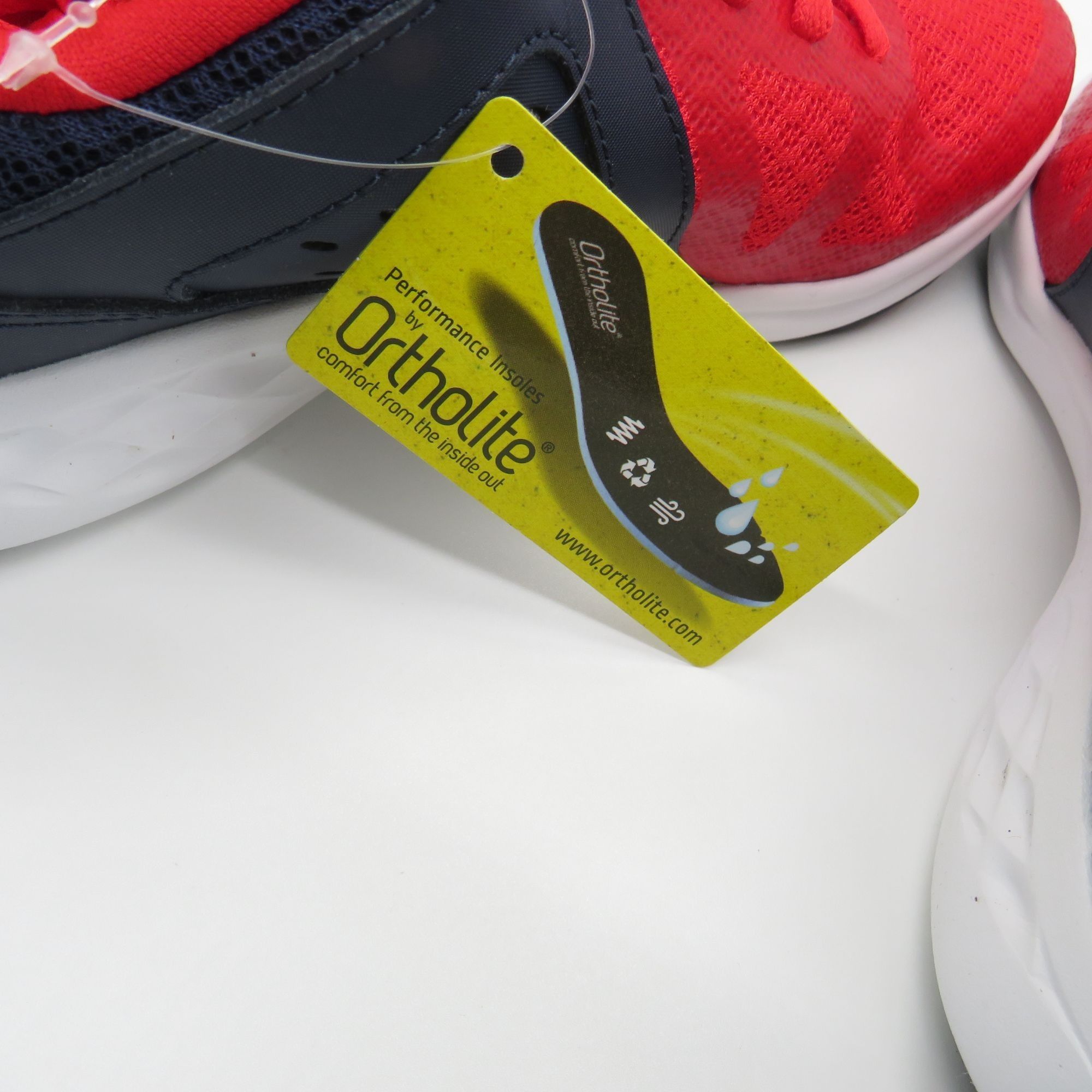 Reebok Reebok Womens Red & Navy Sneakers Size 5 Ortholite Comfort N Size US 5 / IT 35 - 6 Thumbnail