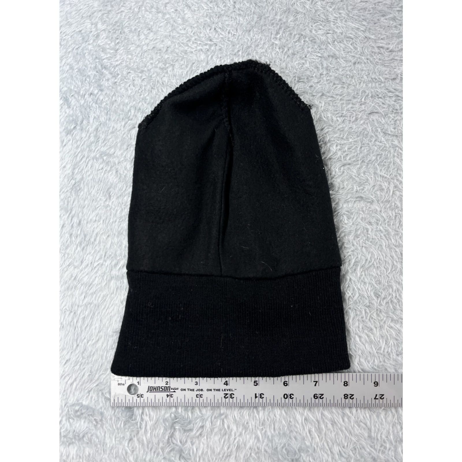 Vintage Beanie Toque Adult One Size Black Knit Acrylic Polyester Lined Outdoors Ski Hat/Cap Mens Beanie Outdoor Ski Winter Black Size ONE SIZE - 6 Thumbnail