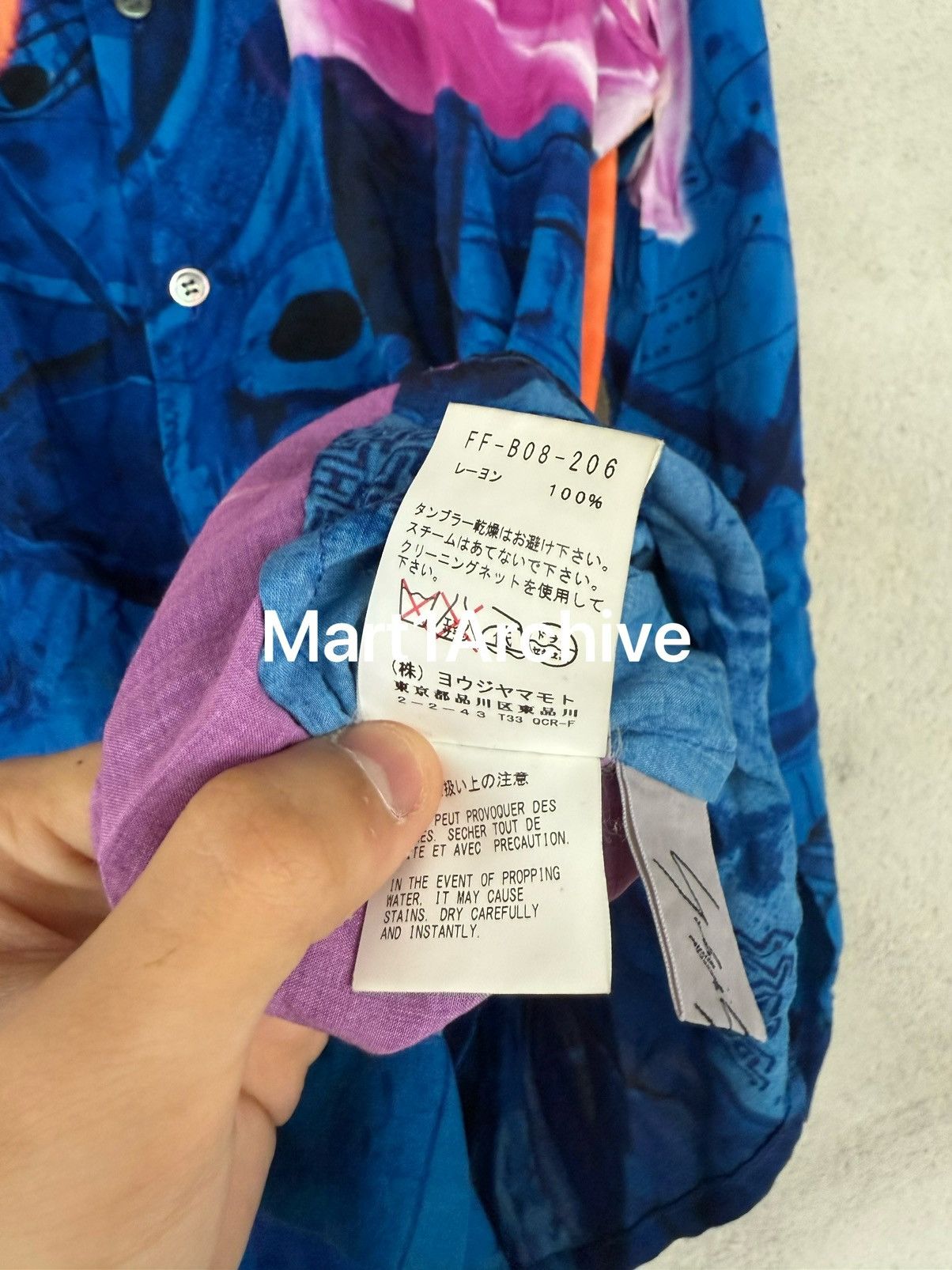 Yohji Yamamoto Yohji Yamamoto Double-Layer Trompe-l’œil Floral Shirt Size US S / EU 44-46 / 1 - 9 Thumbnail