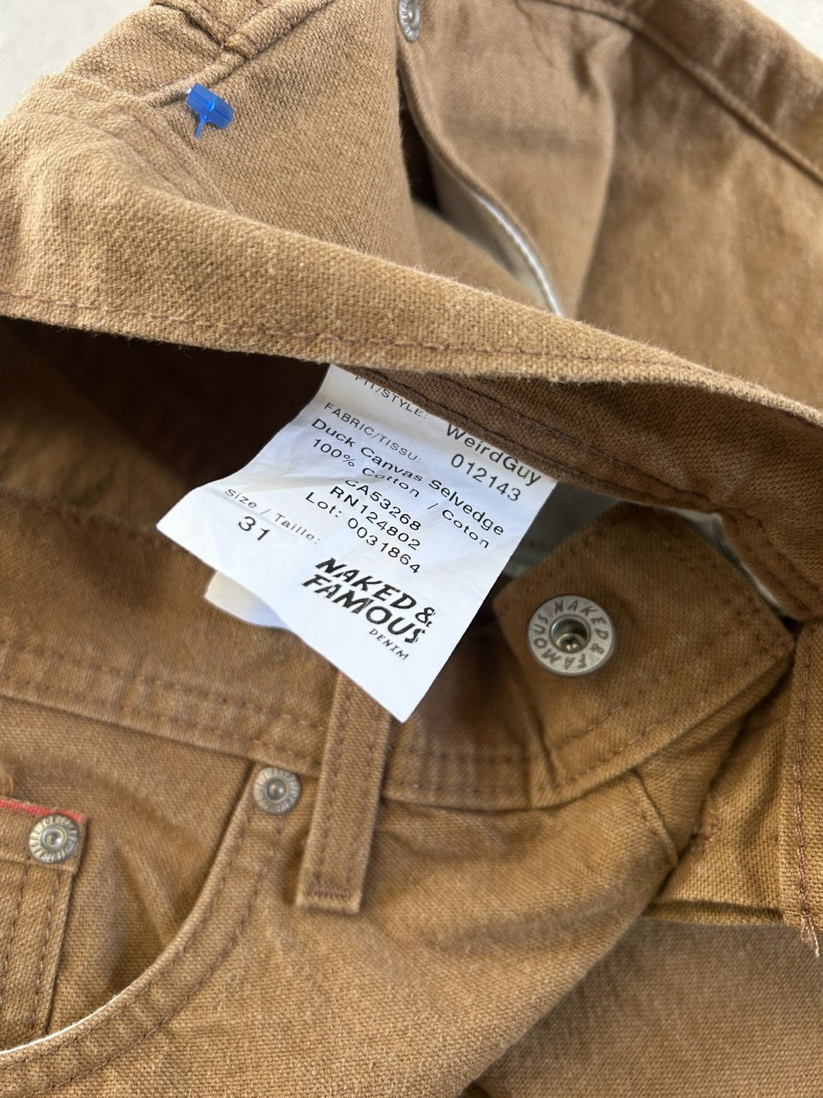 Naked & Famous Naked & Famous Duck Canvas Selvdedge Denim Size US 31 - 9 Thumbnail