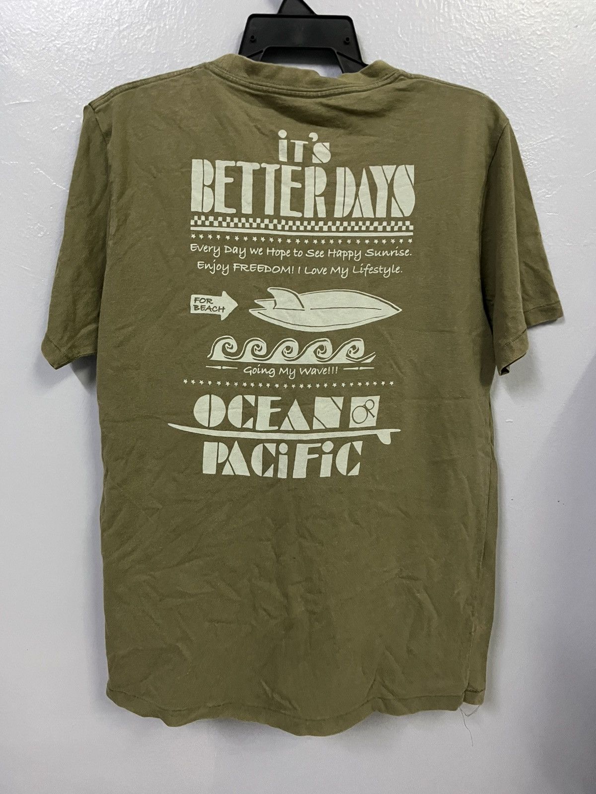 Ocean Pacific VINTAGE SINGLE STITCH OCEAN PACIFIC TEE Size US L / EU 52-54 / 3 - 9 Thumbnail