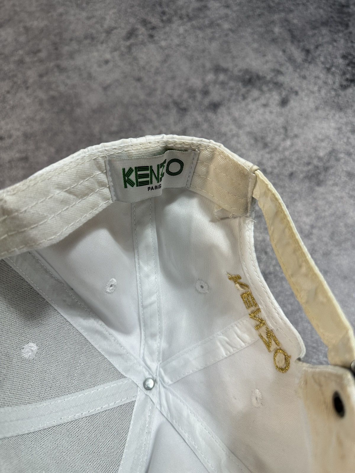 Kenzo Kenzo Logo Cap Streetwear Rare Casual Hat USA VTg Size ONE SIZE - 3 Thumbnail