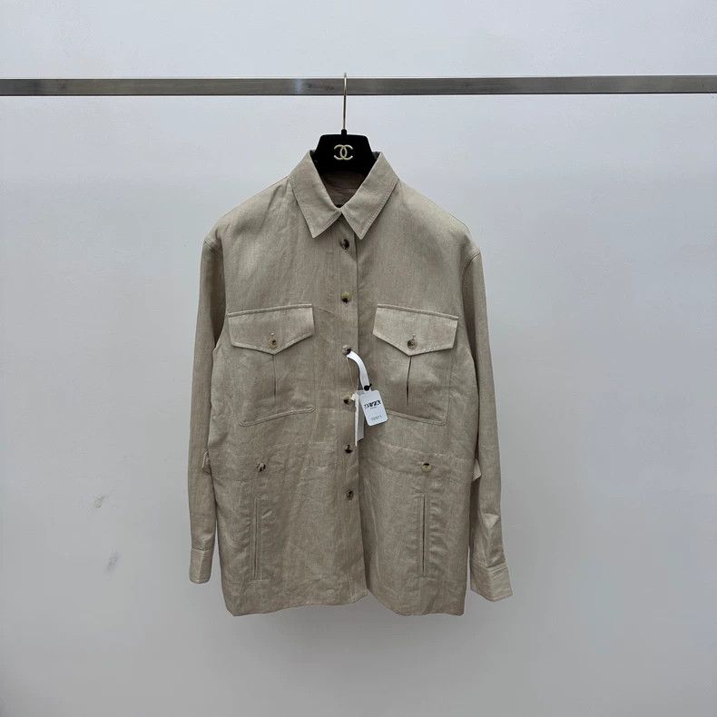 Loro Piana LORO PIANA Flax hunting jacket Size US XXS / EU 40 - 1 Thumbnail