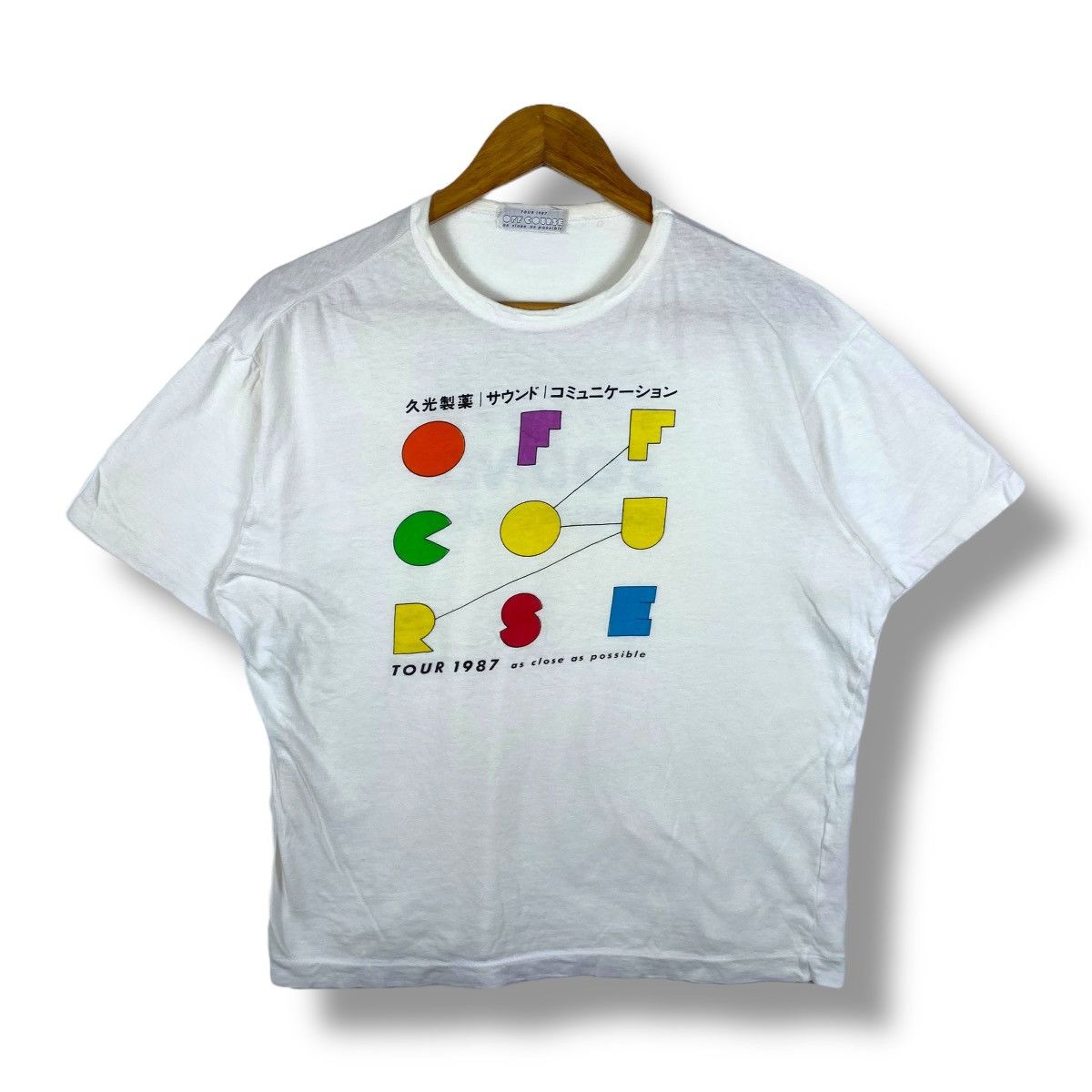 Band Tees × Vintage Vintage 80's OFF COURSE As Close As Possible Tour 1987 Tee Size US M / EU 48-50 / 2 - 1 Thumbnail