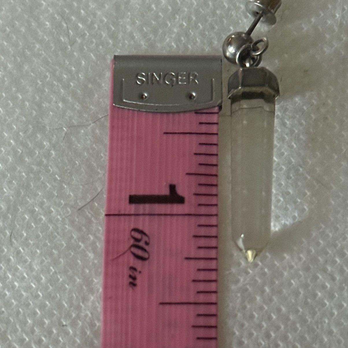 Other Clear crystal point dangle earrings and pendant Size ONE SIZE - 3 Thumbnail