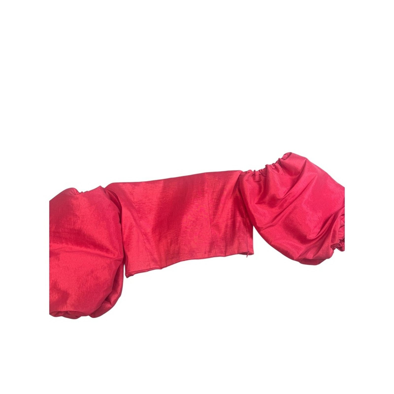 IRAK IRA Pink Set Puff Sleeve Crop Top Ruffle Hem Skirt M Size M / US 6-8 / IT 42-44 - 6 Thumbnail