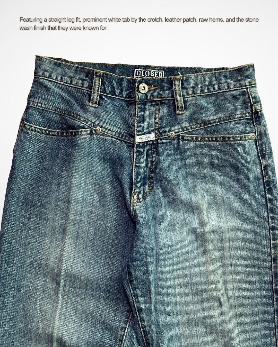 CLOSED × Marithe + Francois Girbaud Cell Pocket Washed Denim Size US 30 / EU 46 - 4 Thumbnail