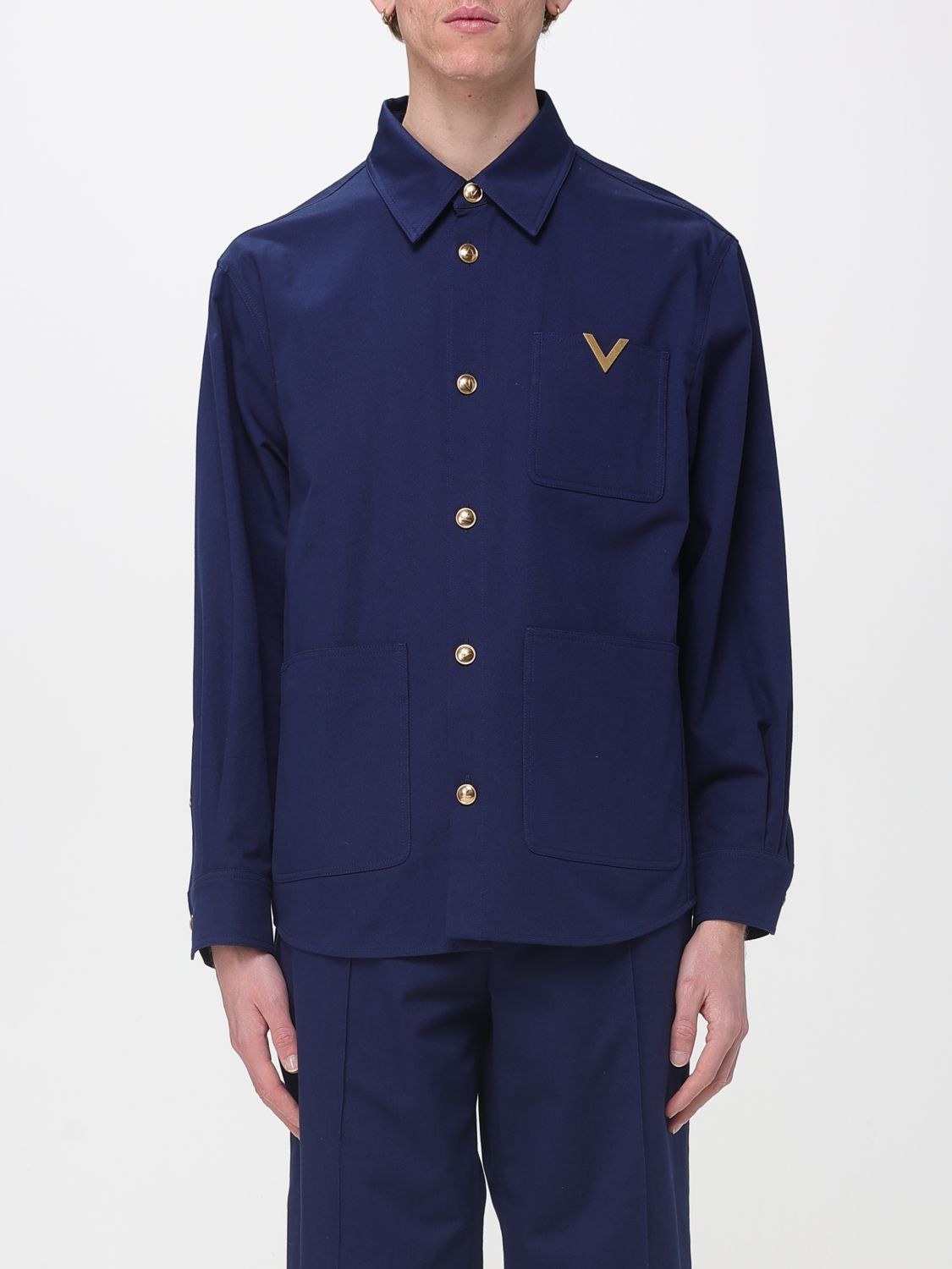 Valentino Shirt Men Blue