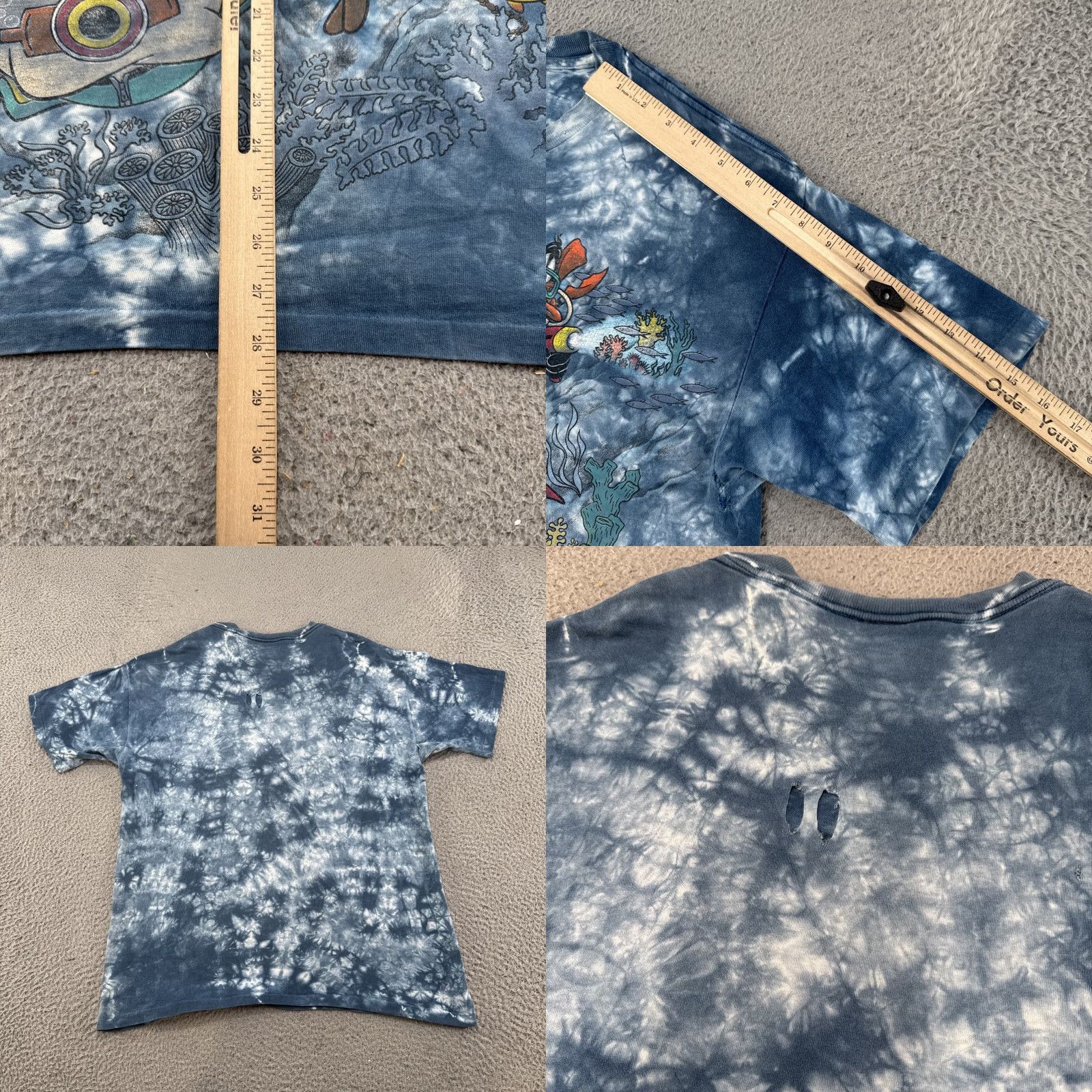 Changes Vintage 90s Looney Tunes Scuba Diving All Over Print Tee Shirt Size L READ Size US L / EU 52-54 / 3 - 8 Thumbnail