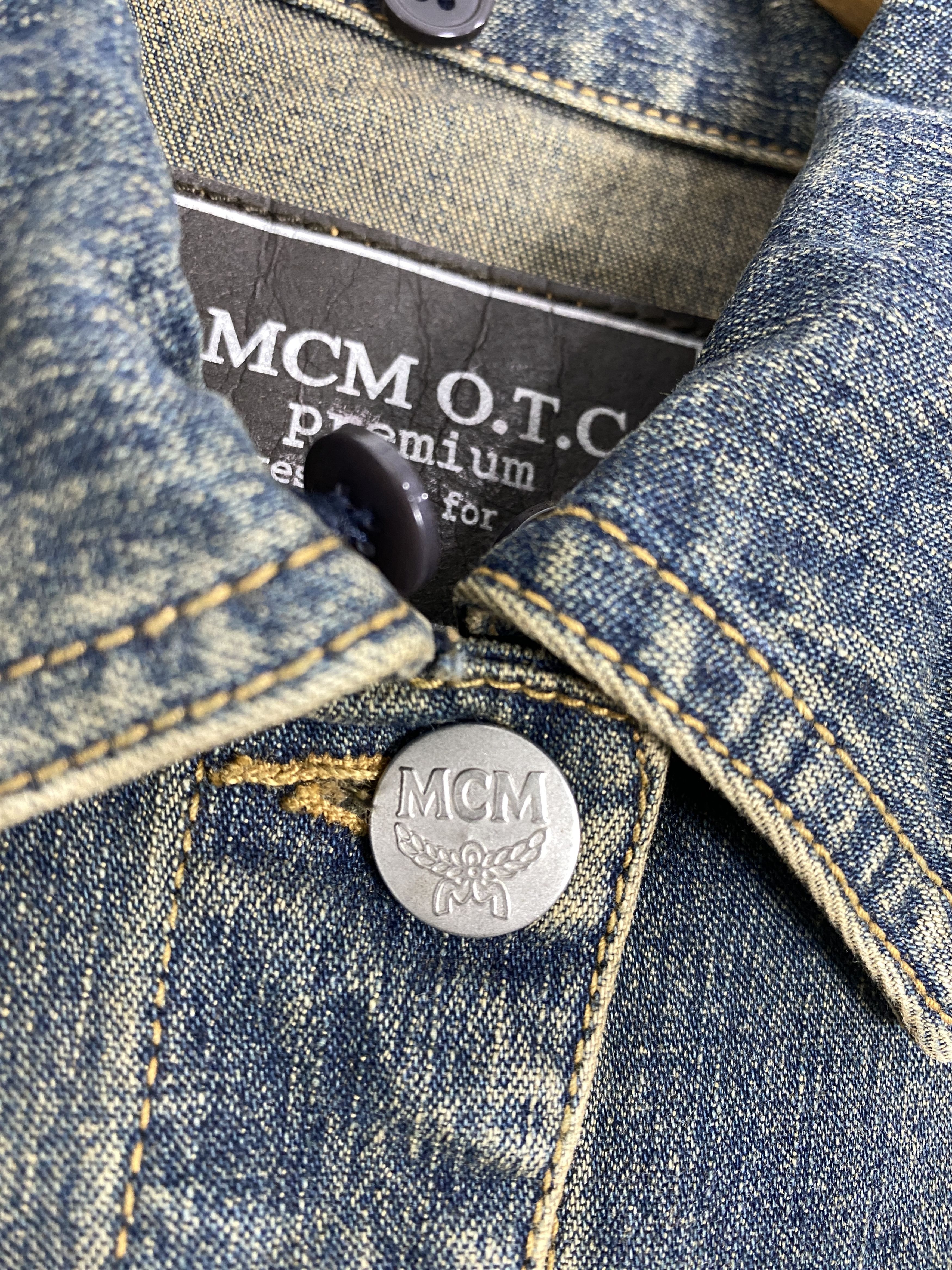 MCM Vintage MCM Button Denim Jacket Size US S / EU 44-46 / 1 - 5 Thumbnail