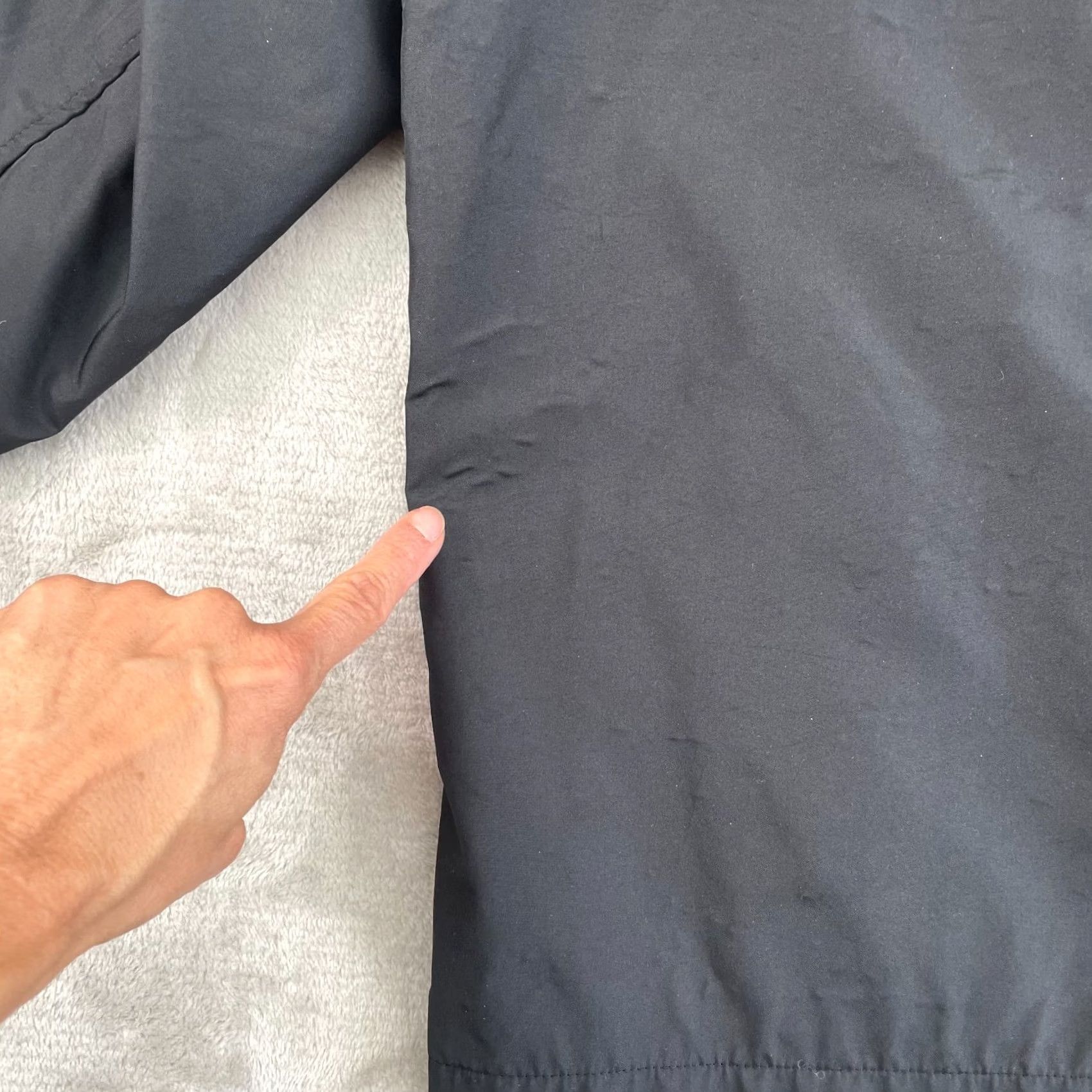 Banana Republic Banana Republic Jacket Men Large Black Minimalist Full Zip Pockets Collared Bomber Jacket Size US L / EU 52-54 / 3 - 6 Thumbnail